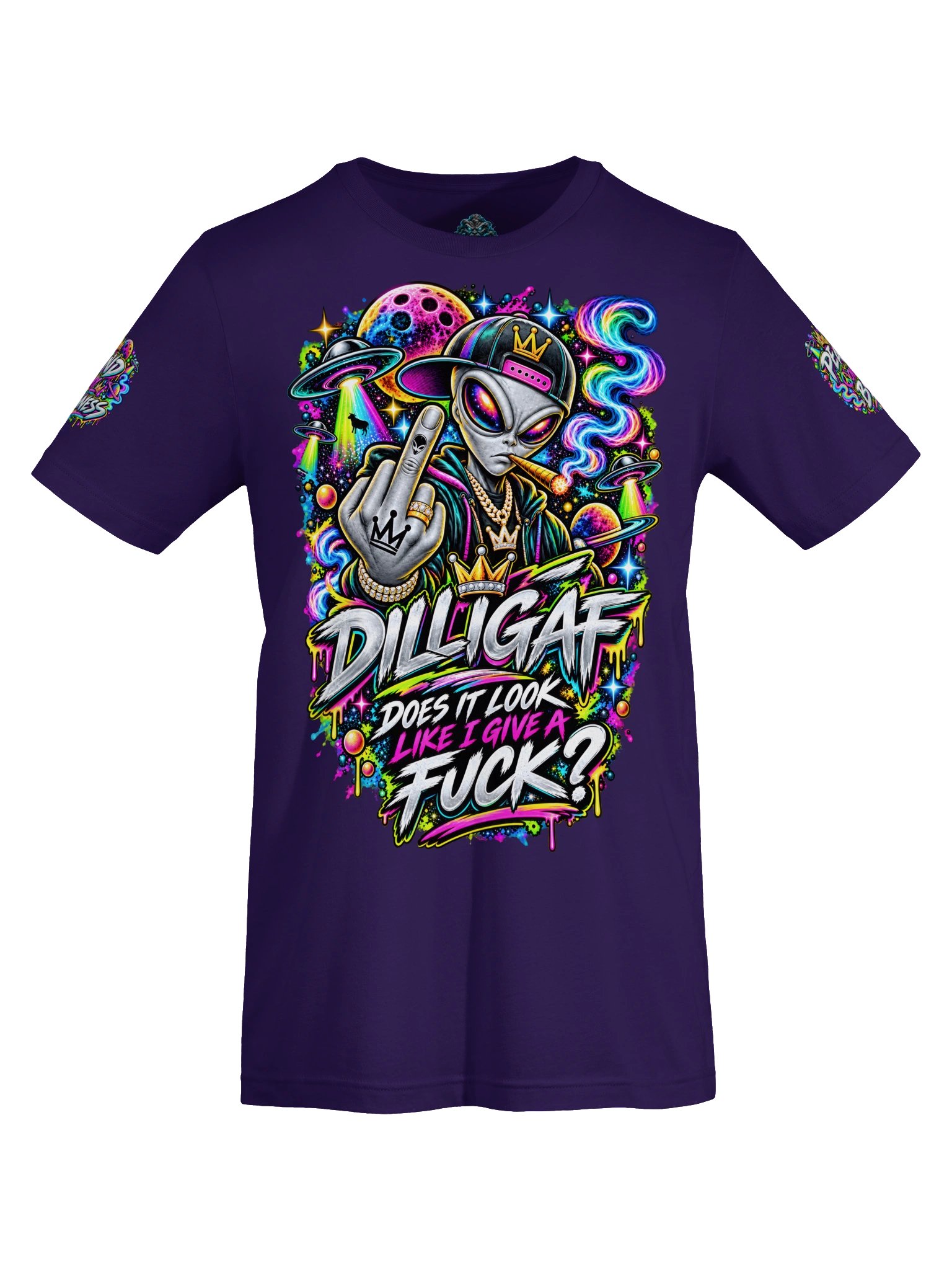 Multicolor DILLIGAF Cosmic Tee product image (25)