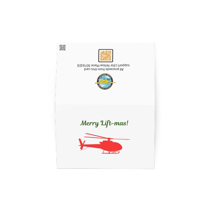 Merry Lift-mas Card- Helicopter product image (2)