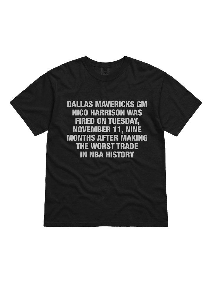 Dallas Mavericks GM Nico Harrison Shirt product image (1)