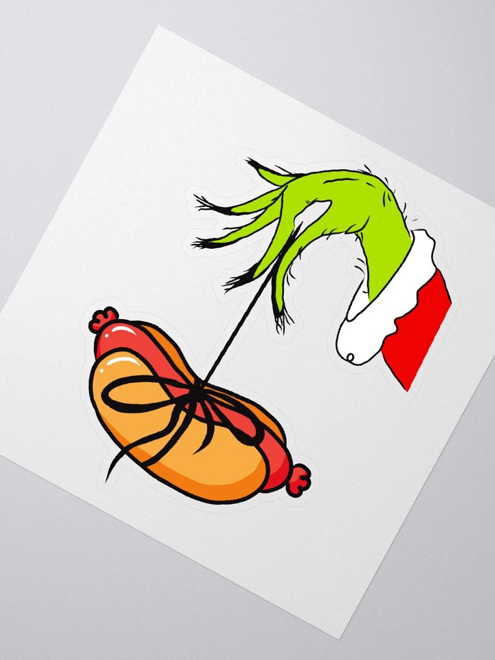 Grinch Dog Sticker product image (2)
