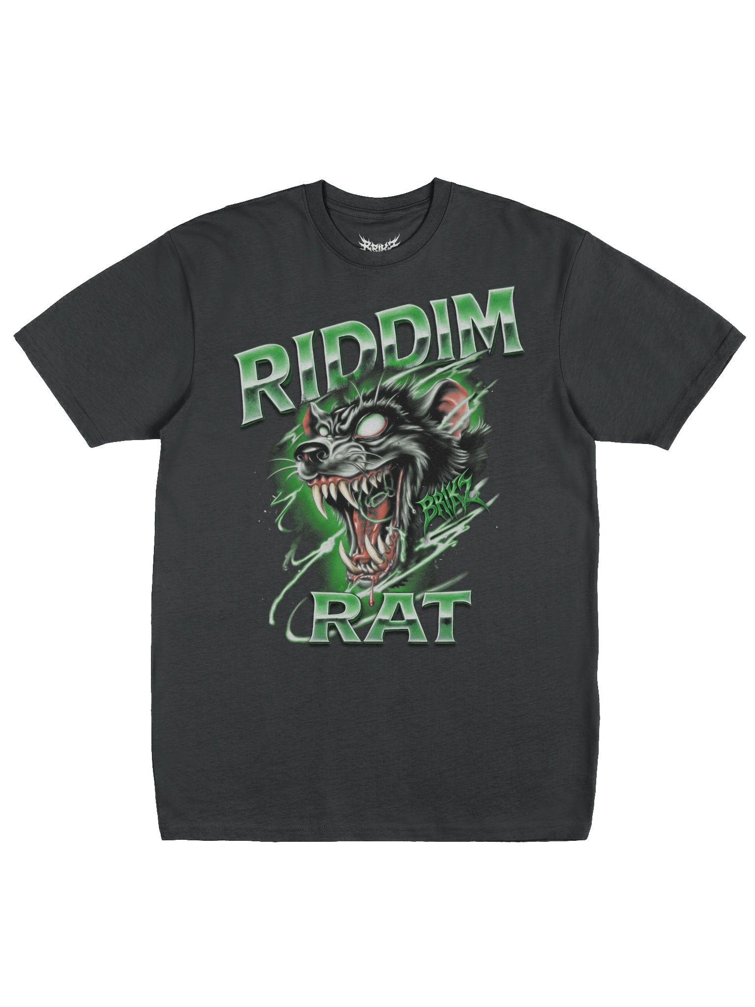 Riddim Rat Graphic Tee (Green) product image (1)