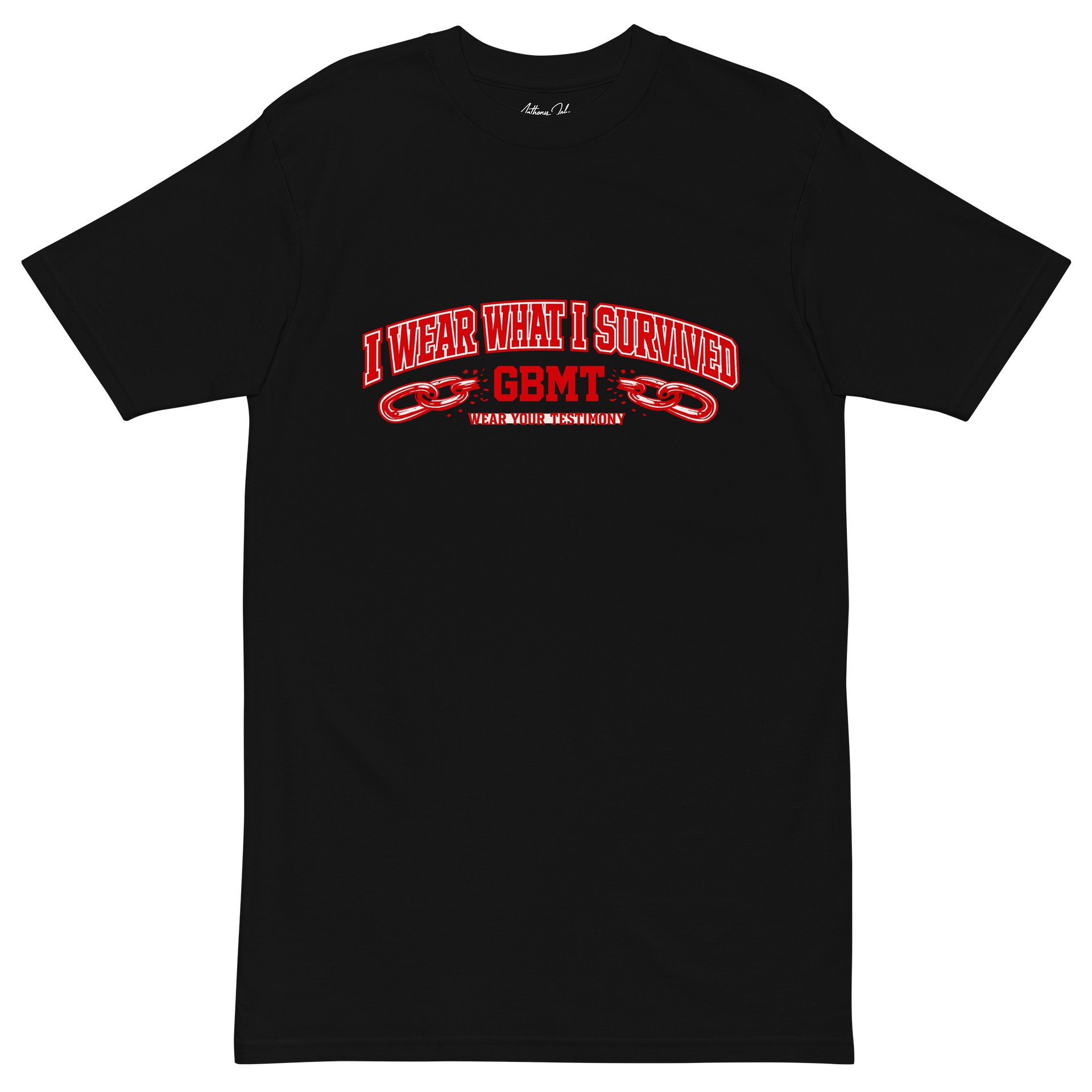 I Wear What I Survived Black GBMT Tee product image (2)