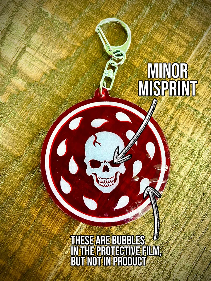 Bhaal Acrylic Keychain (B-Grade) product image (2)