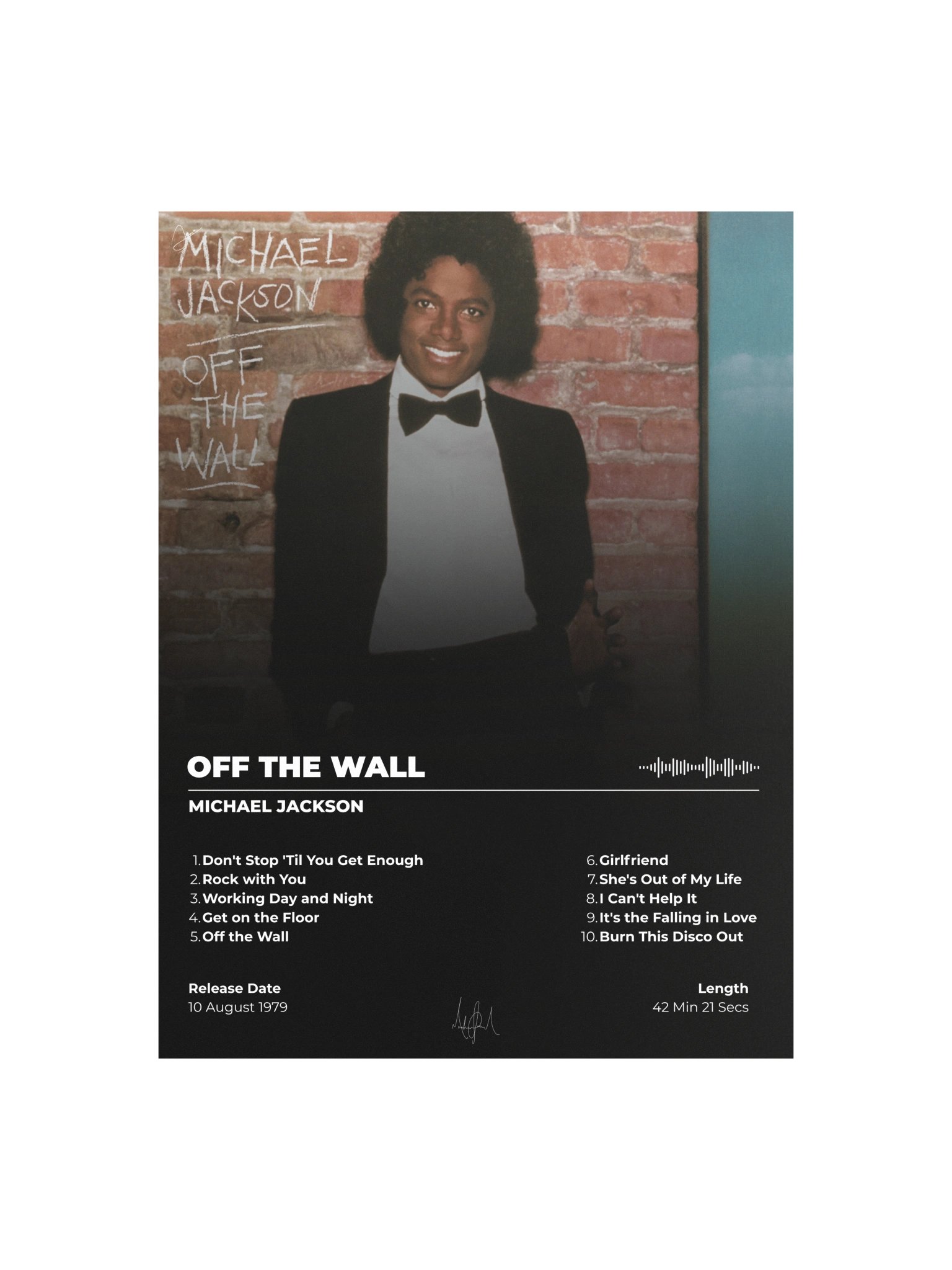 Michael Jackson Off the Wall Poster product image (1)