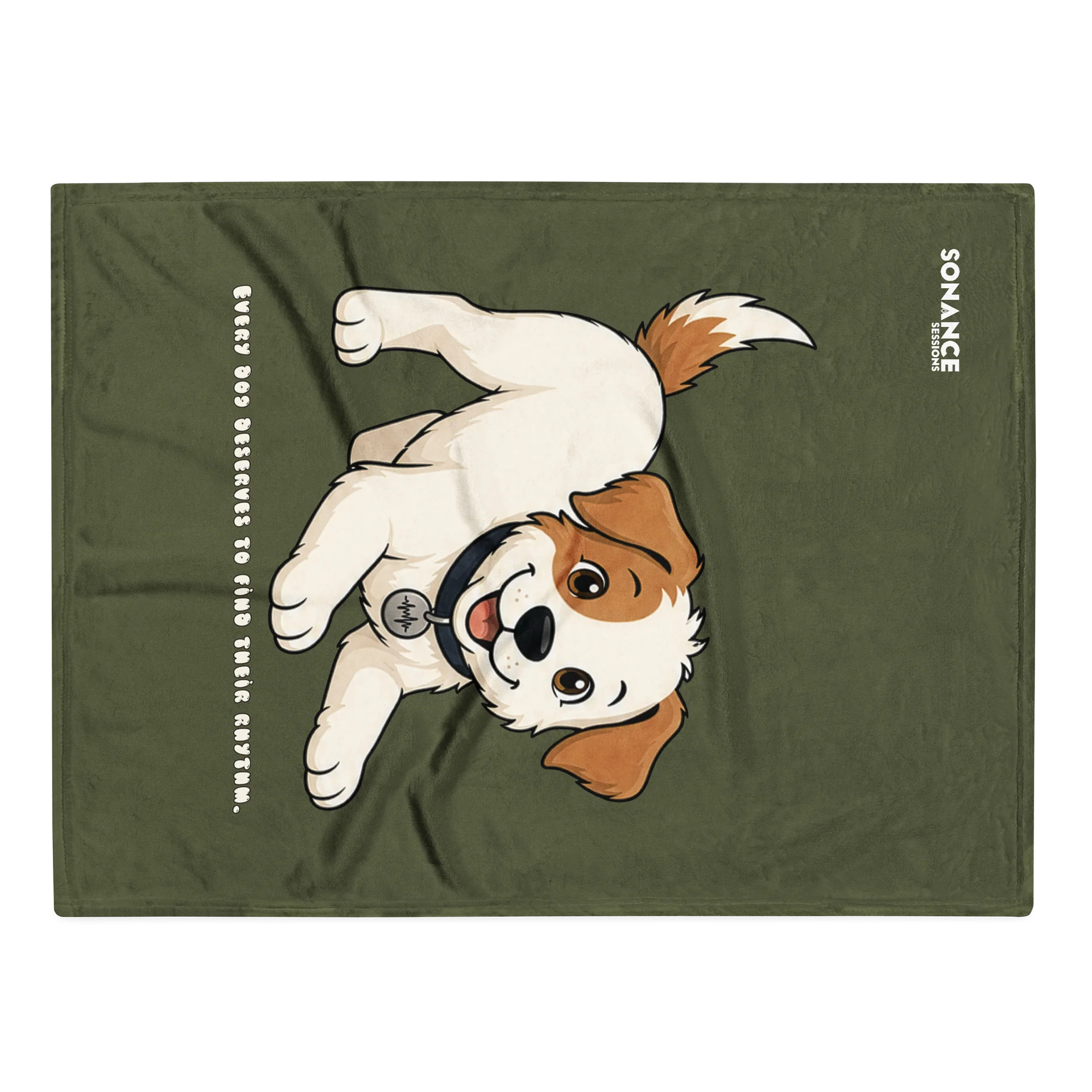 Sonance Dog Throw Blanket (Play) Saratoga Green product image (1)