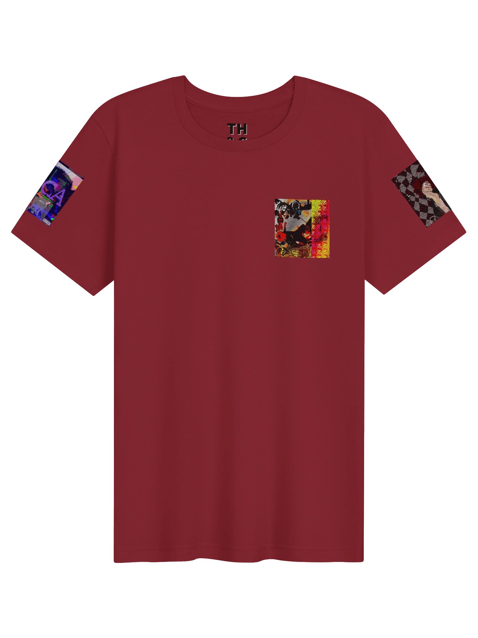 Tee - thaddeus & crimson Cardinal Red product image (1)