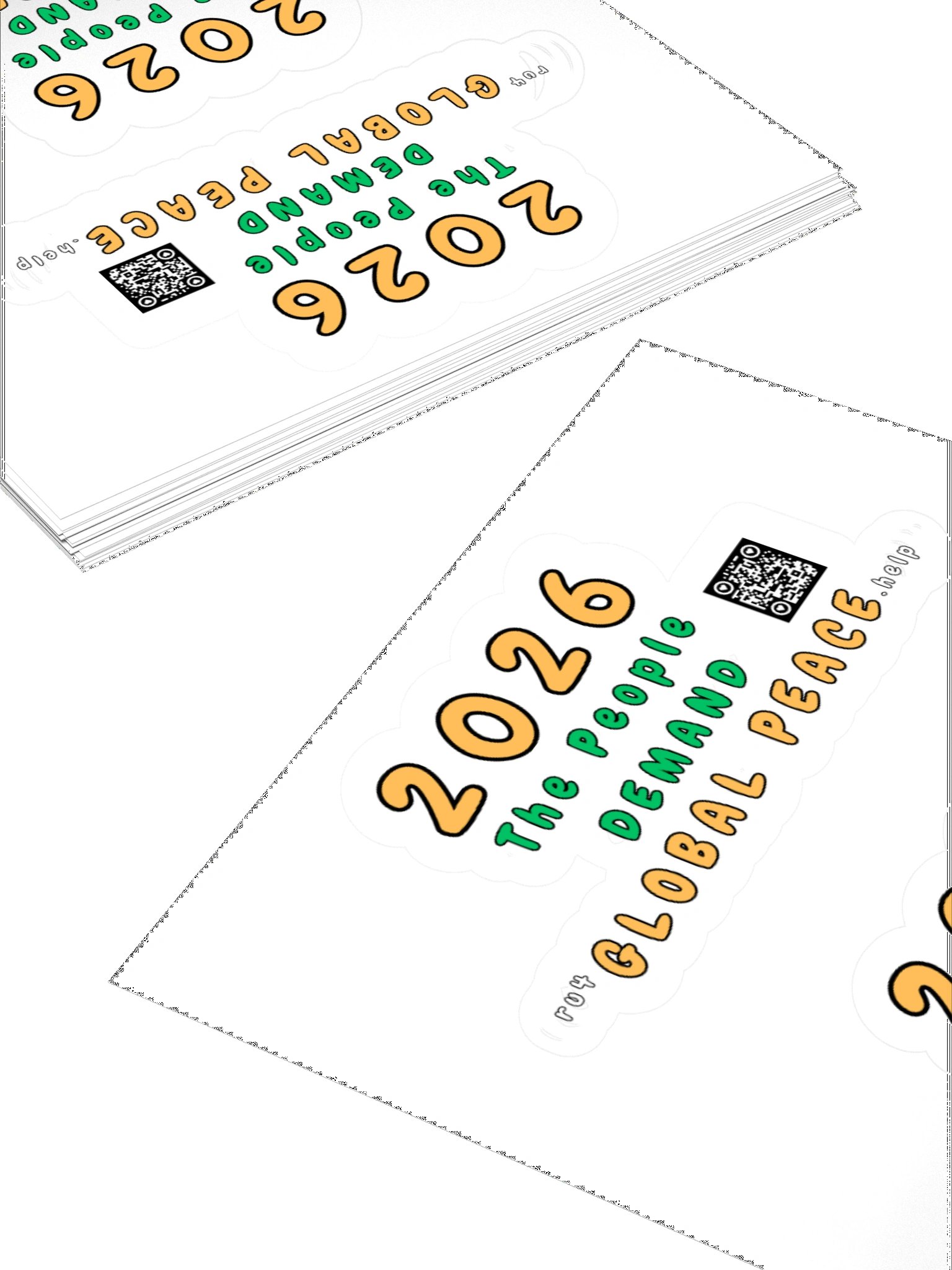 2026 Global Peace twin set Stickers product image (15)