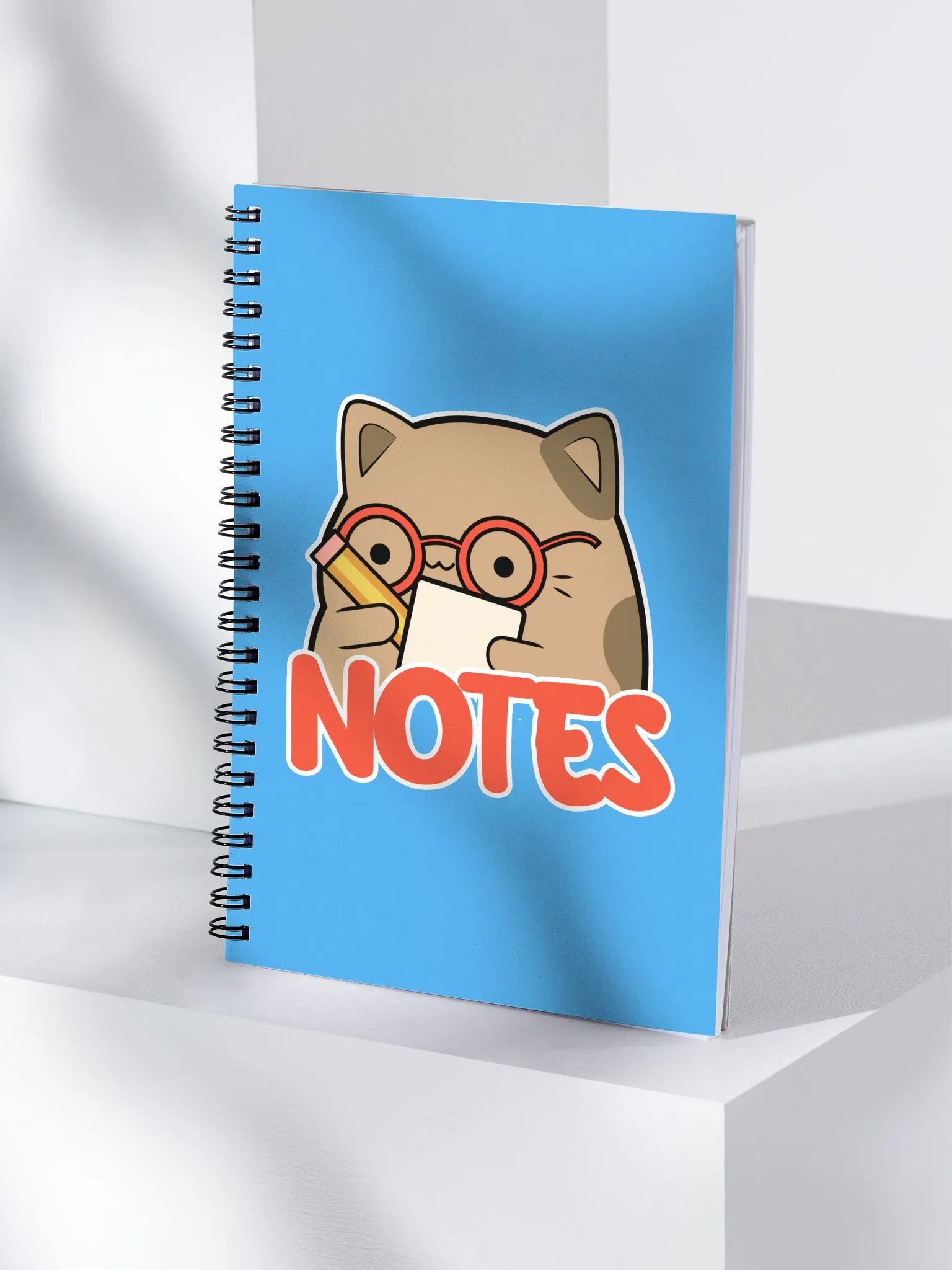 Potato Cat spiral notebook - Blue product image (4)
