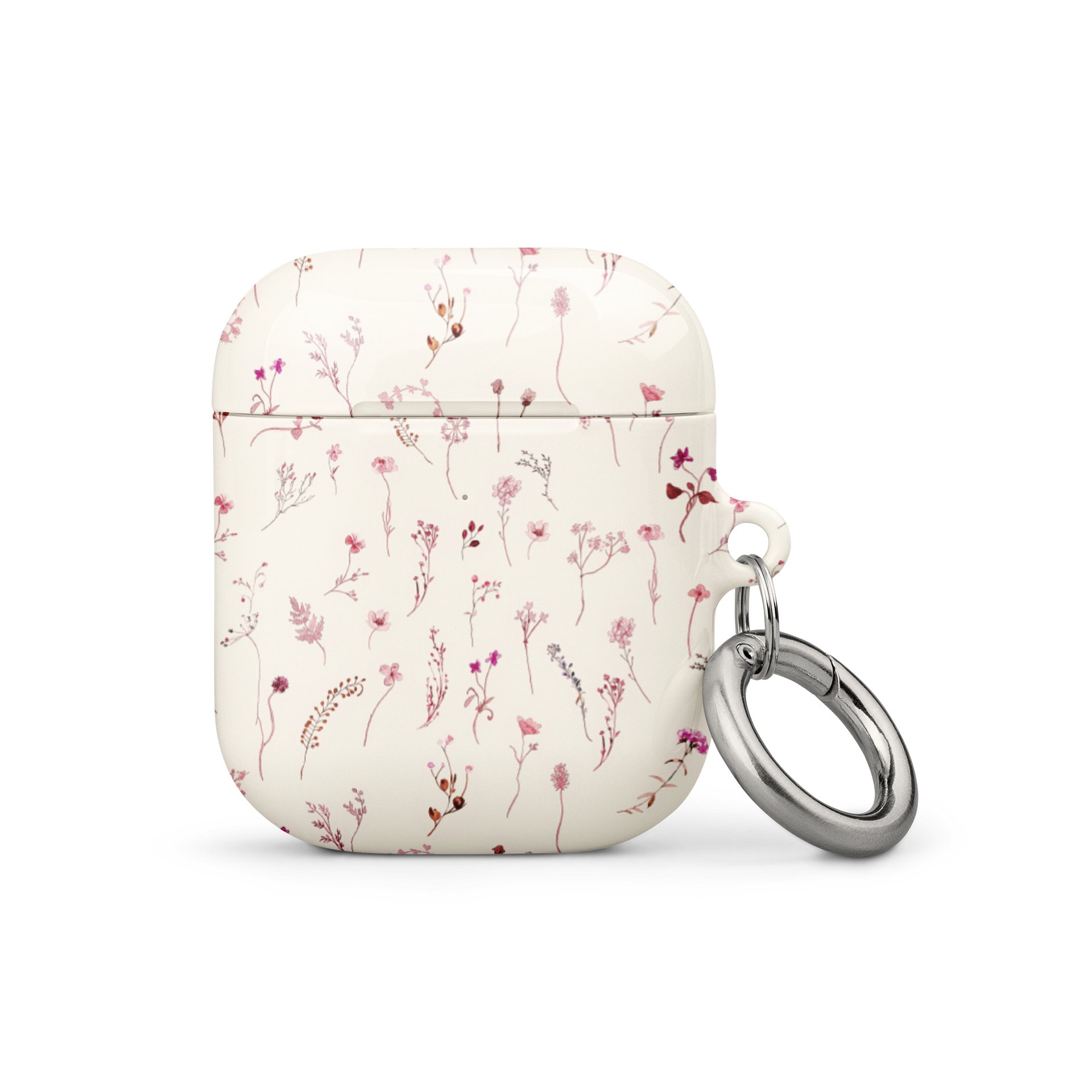 Pink Wildflowers Floral AirPods Case product image (1)