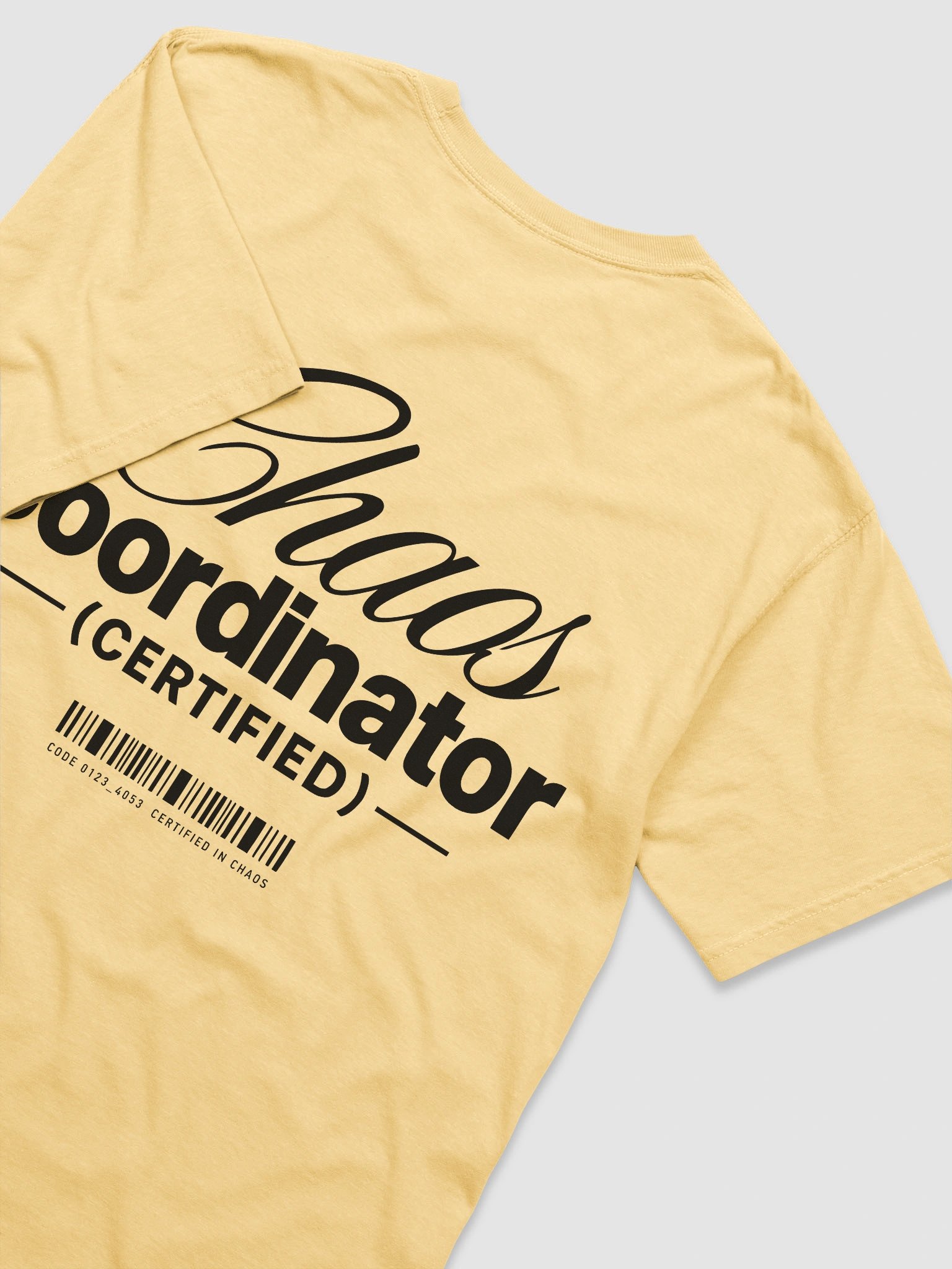 Team T-Shirt - Chaos (Yellow) product image (6)