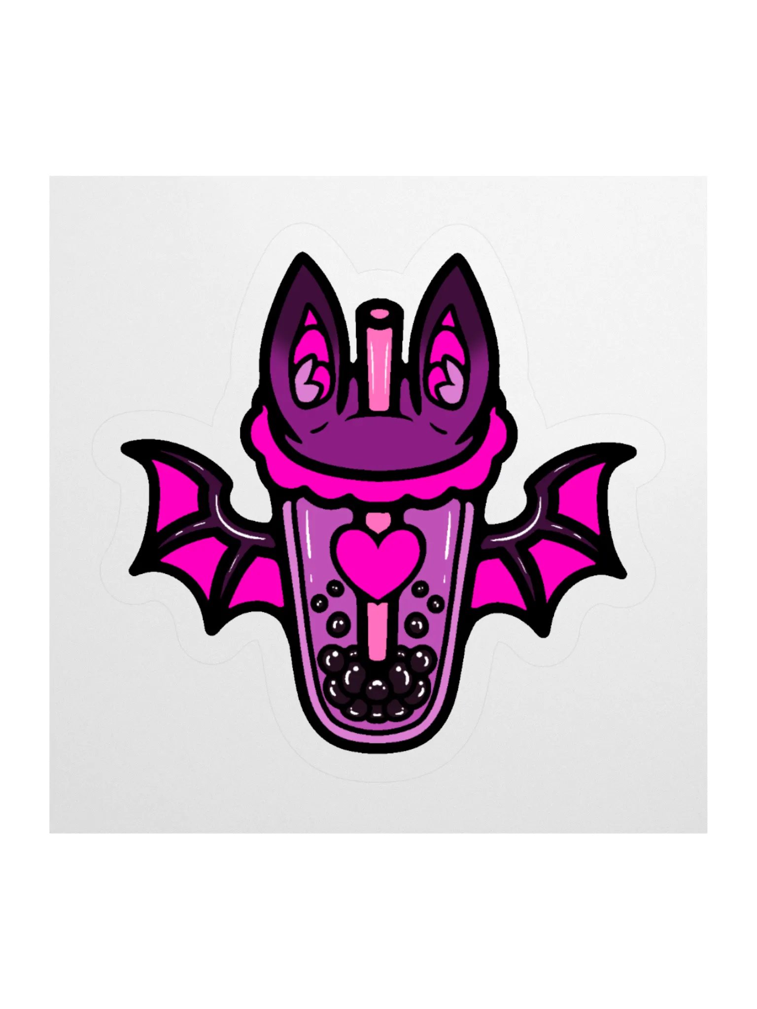 MatchaEXE Pink Bobat Sticker product image (3)