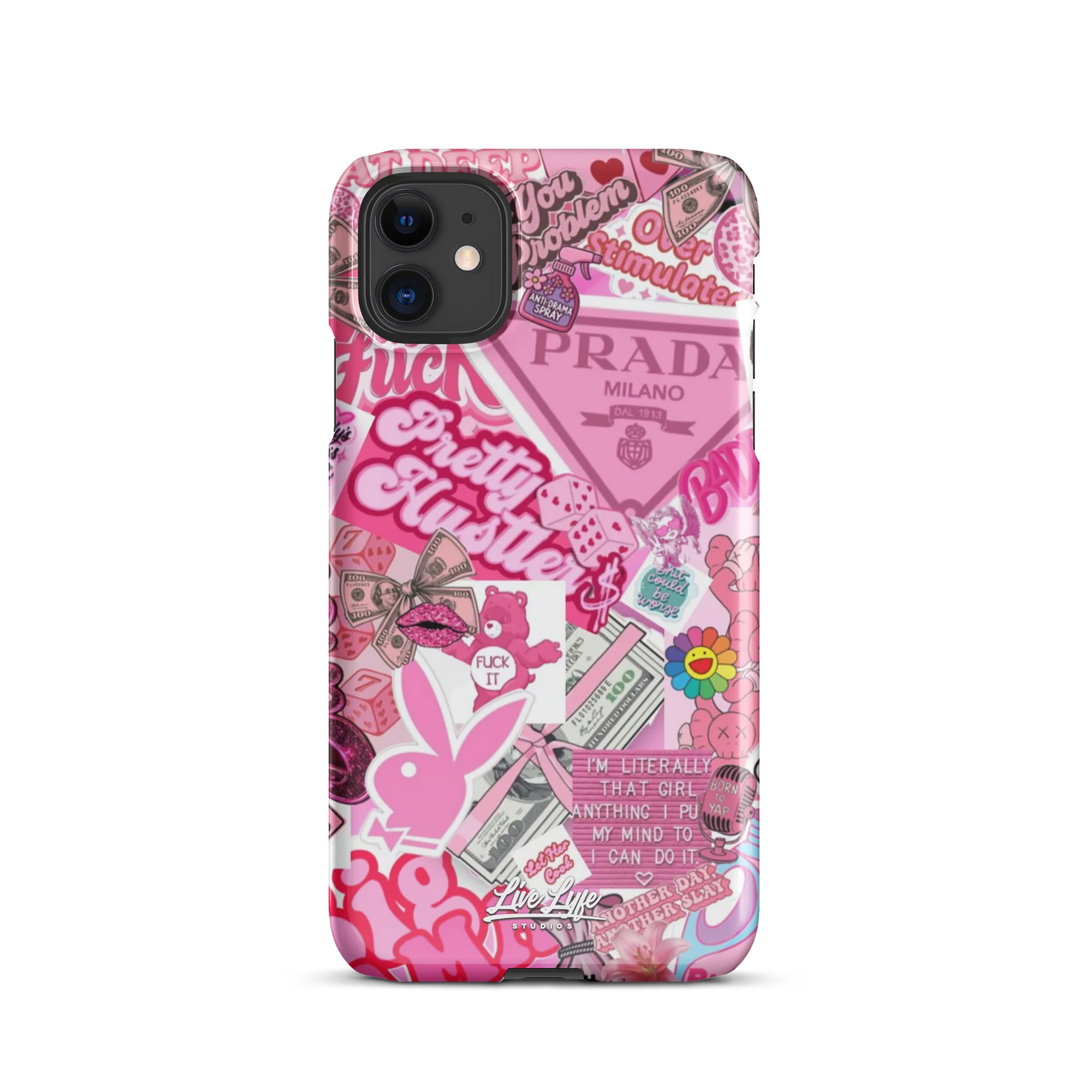 Pink Luxe Vibes Snap Case for iPhone product image (2)