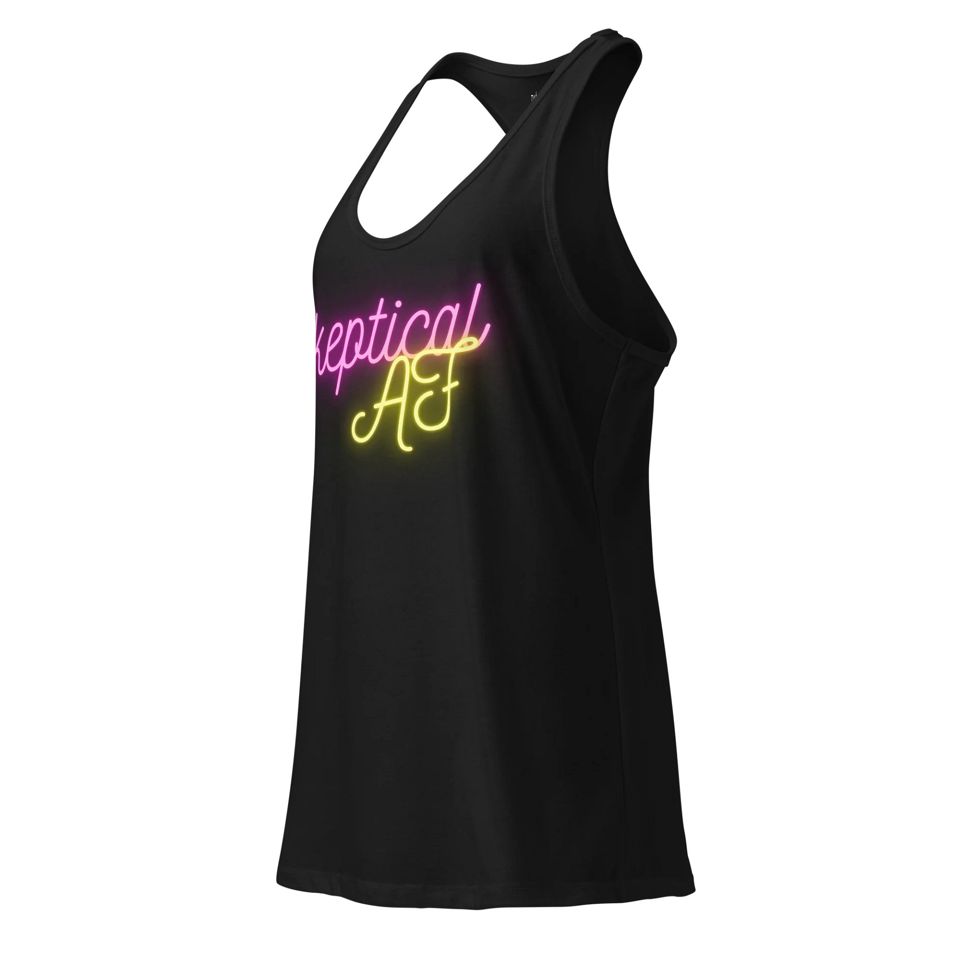 Skeptical AF Racerback Tank product image (3)