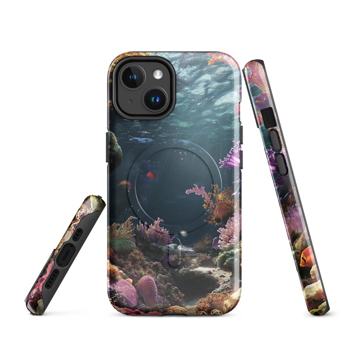 Sunlit Coral Paradise MagSafe® iPhone® Tough Case product image (1)