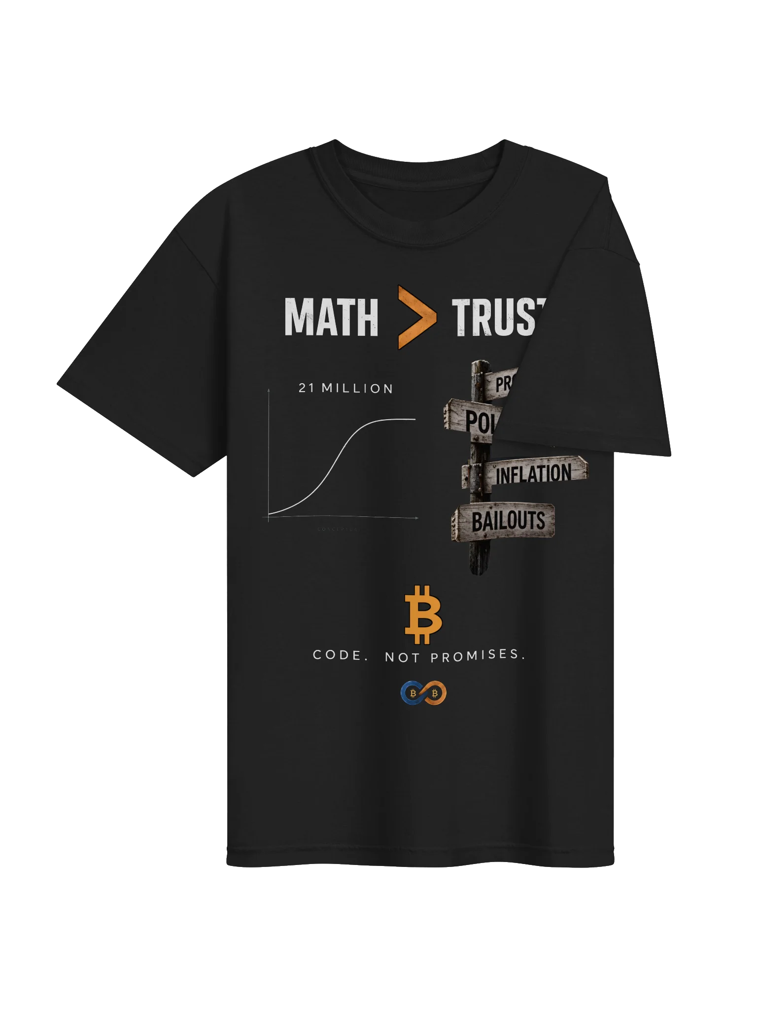 Math Greatr Than Trust Shirt (Black) product image (4)