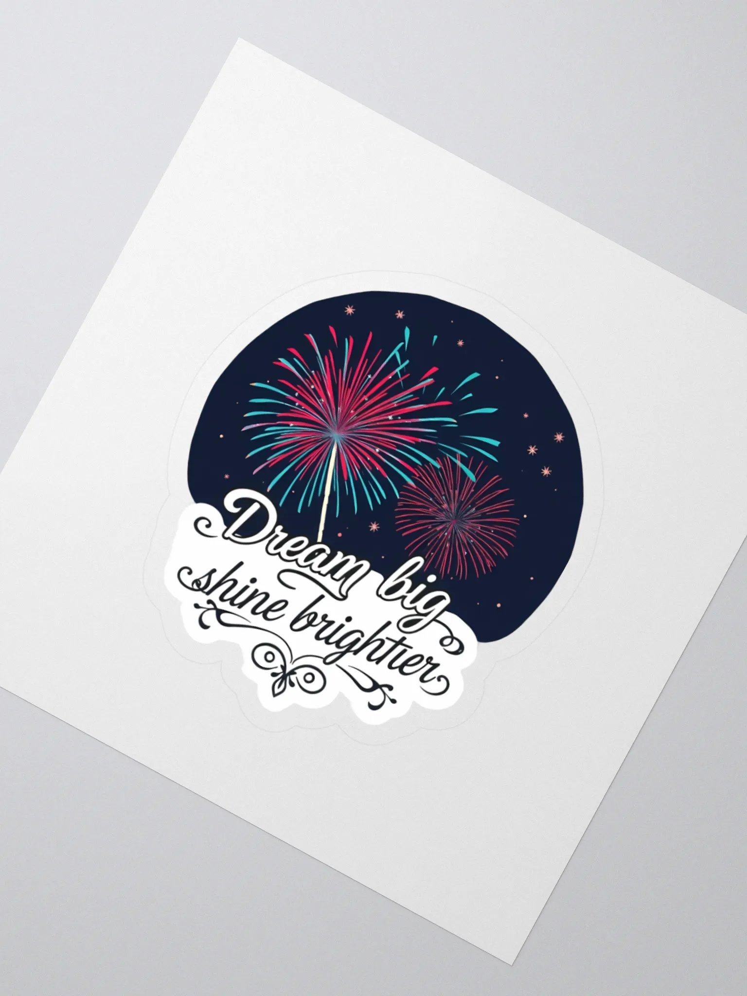 Dream Big Kiss Cut Stickers product image (2)