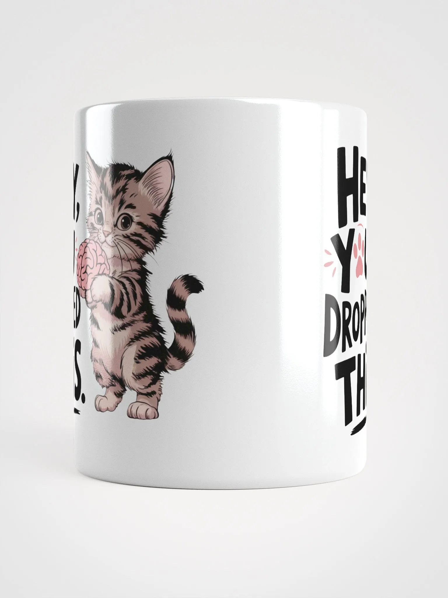 Whimsical Brainy Cat Mug product image (14)