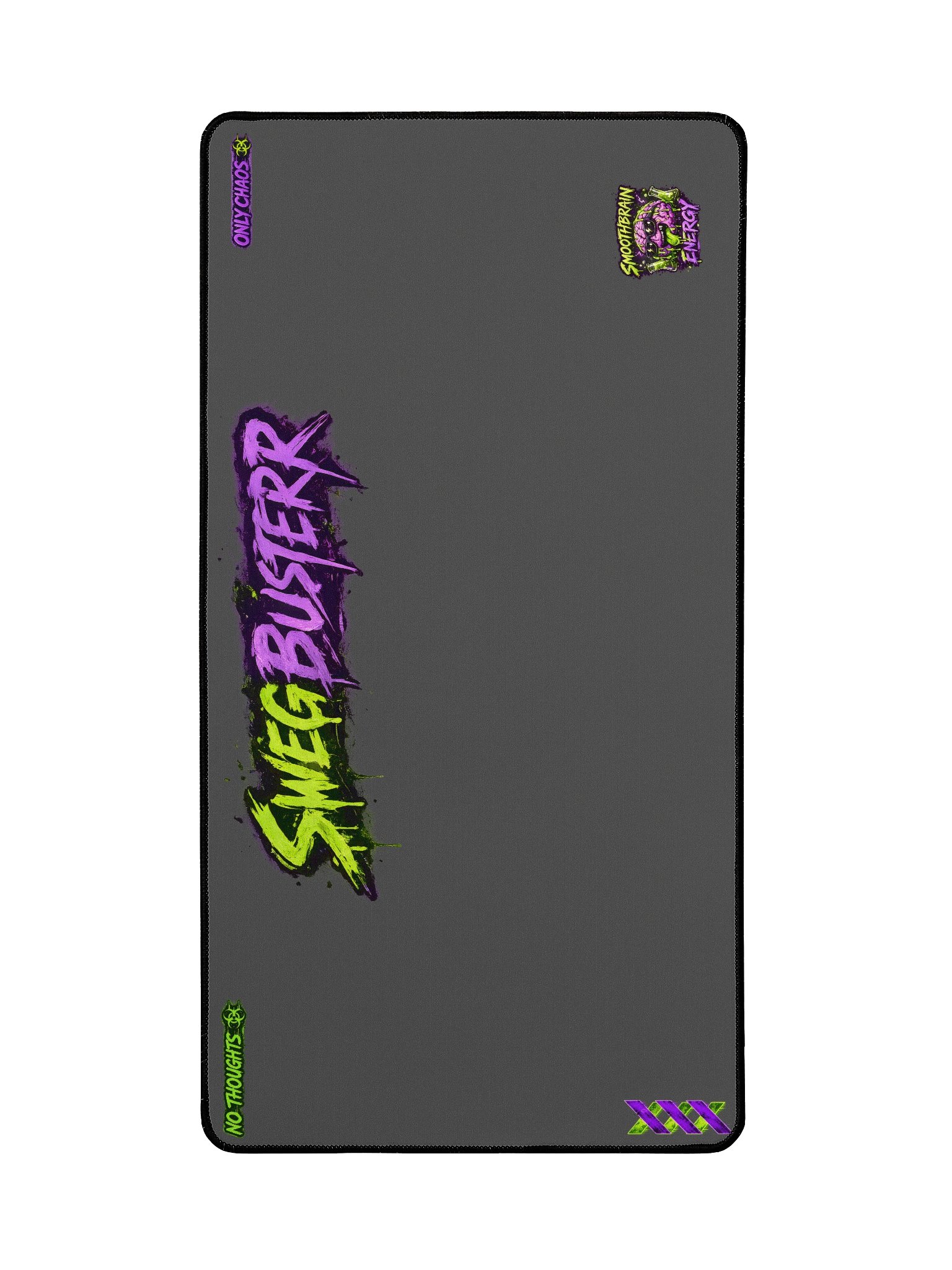 SWEG BUSTERR GREY Neon Graffiti Desk Mat (15.5 x 31.5 in) product image (2)
