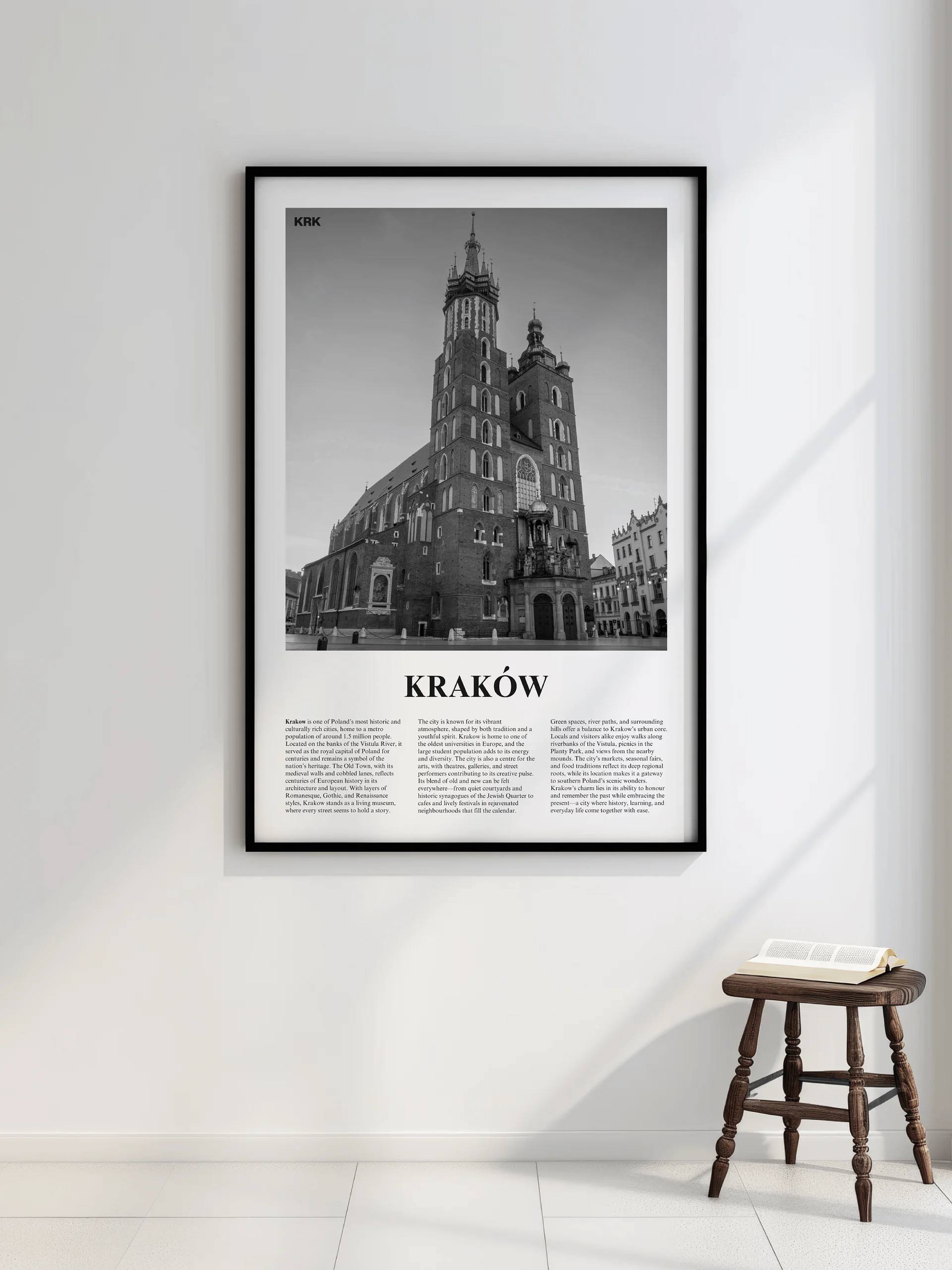 Krakow 01 Newspaper Poster product image (2)