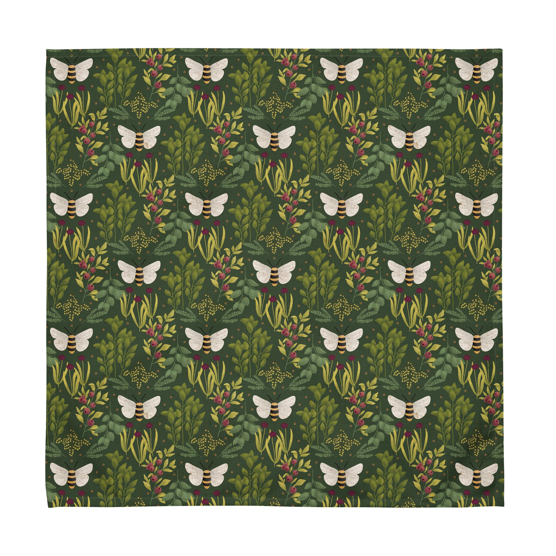 Bees and Foliage Cloth Napkin Set (4) product image (2)