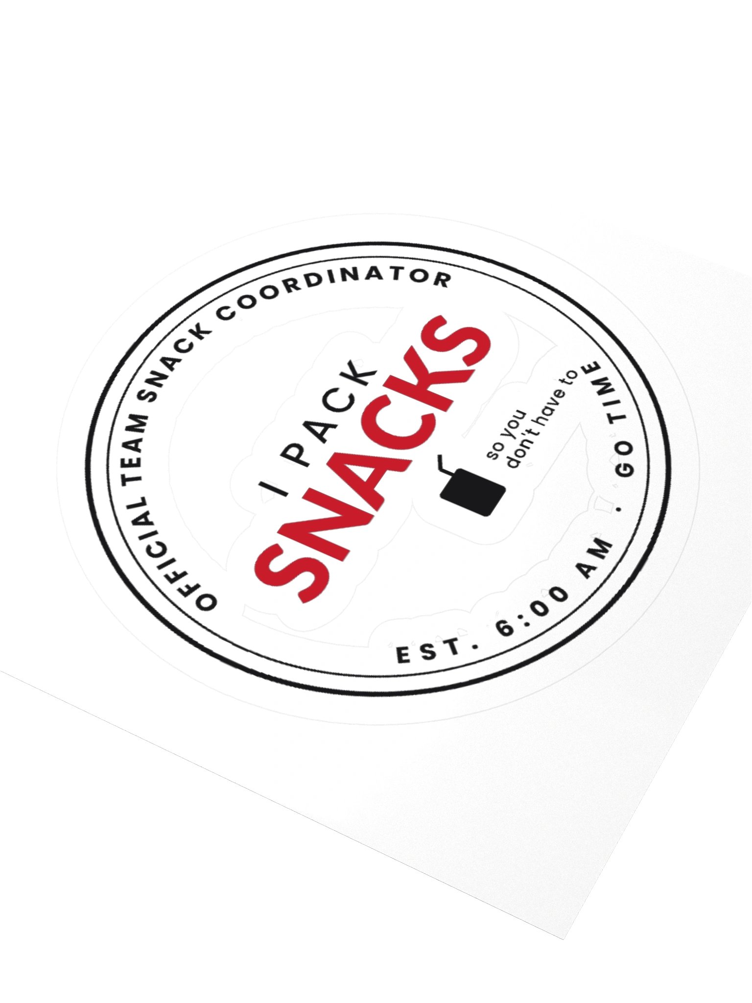 I Pack Snacks — Wrestling Sticker product image (9)