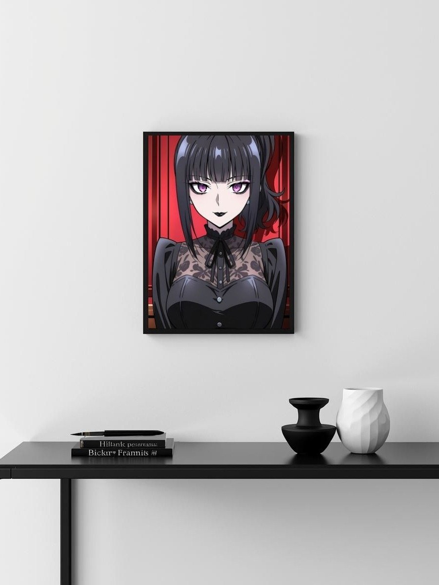 Metal Print - Luna Rain Original Character Lace Gothic Dress - 8x10 product image (3)