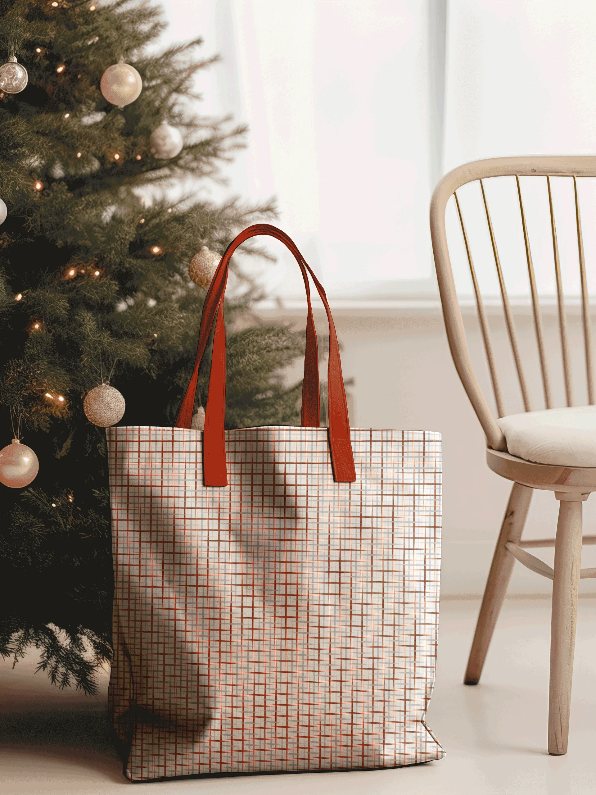 Christmas Plaid Tote product image (1)