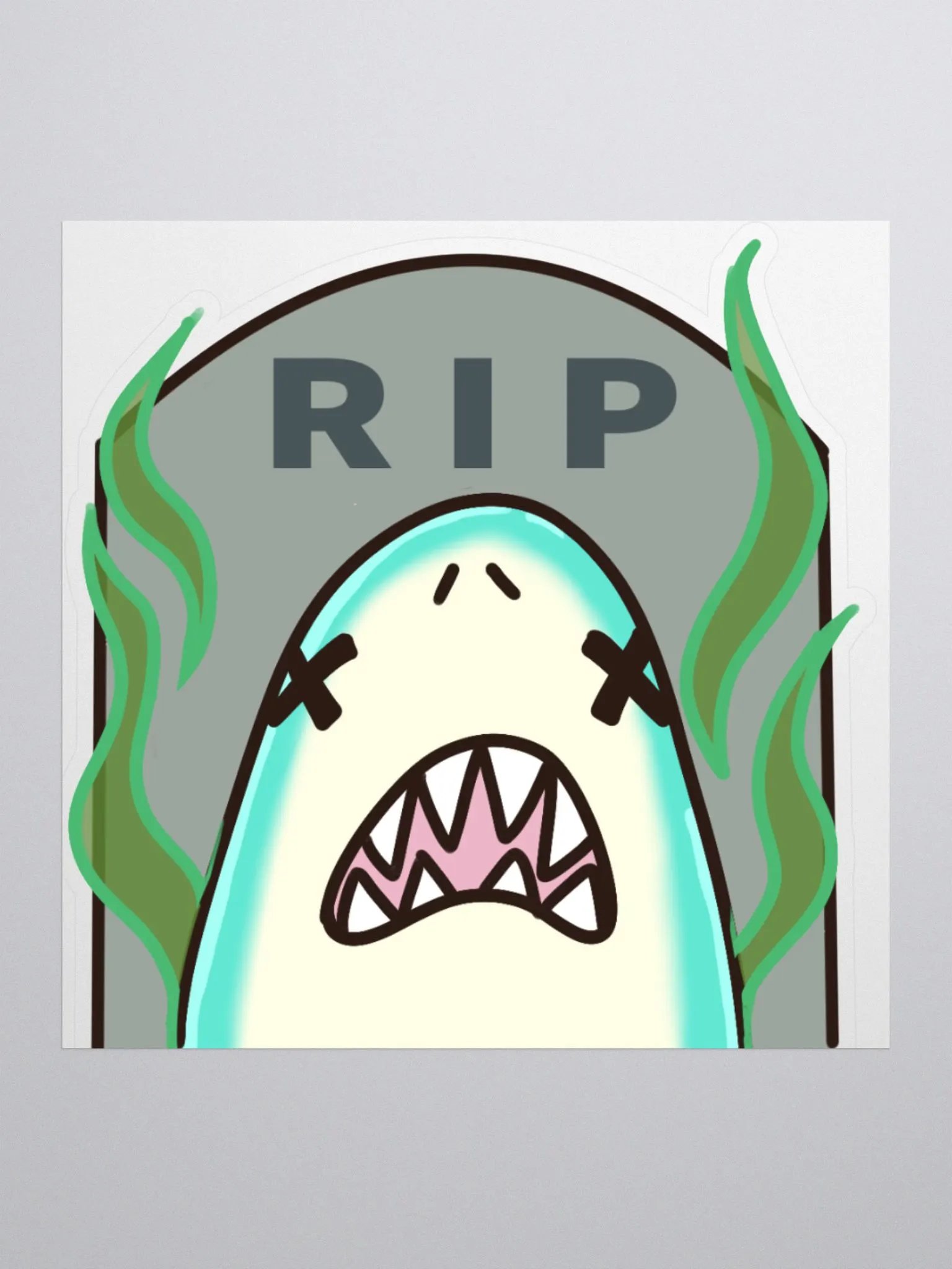Shark RIP Sticker product image (2)