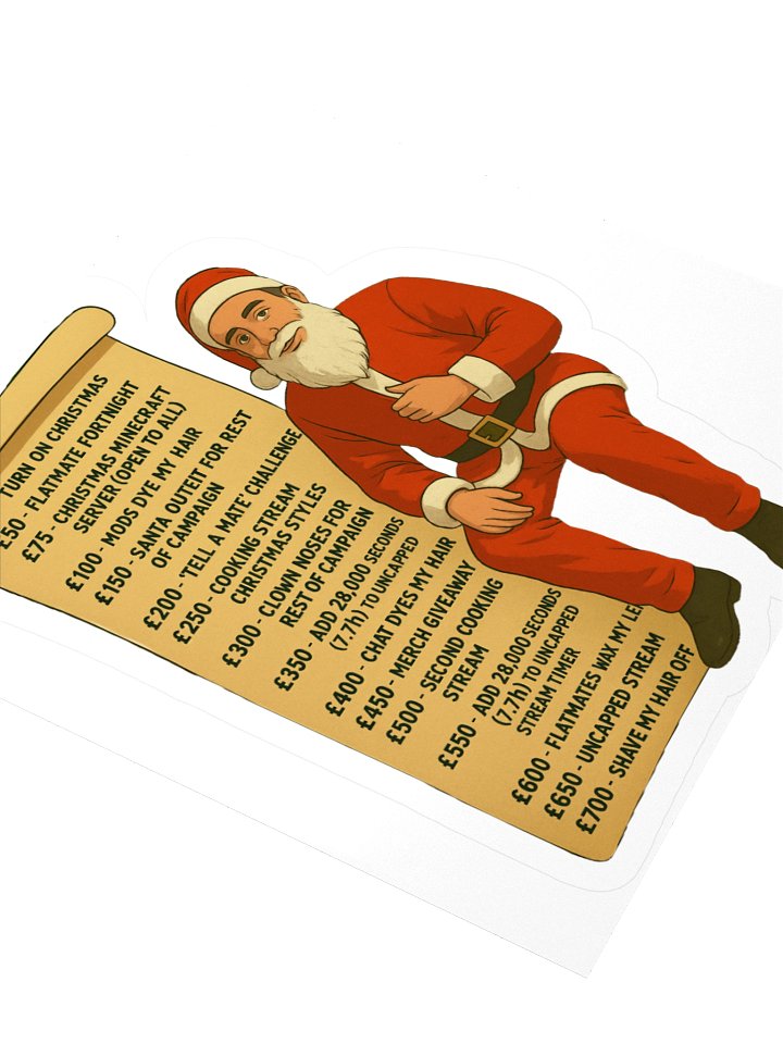 Samta's Fundrasing List Sticker Set product image (2)
