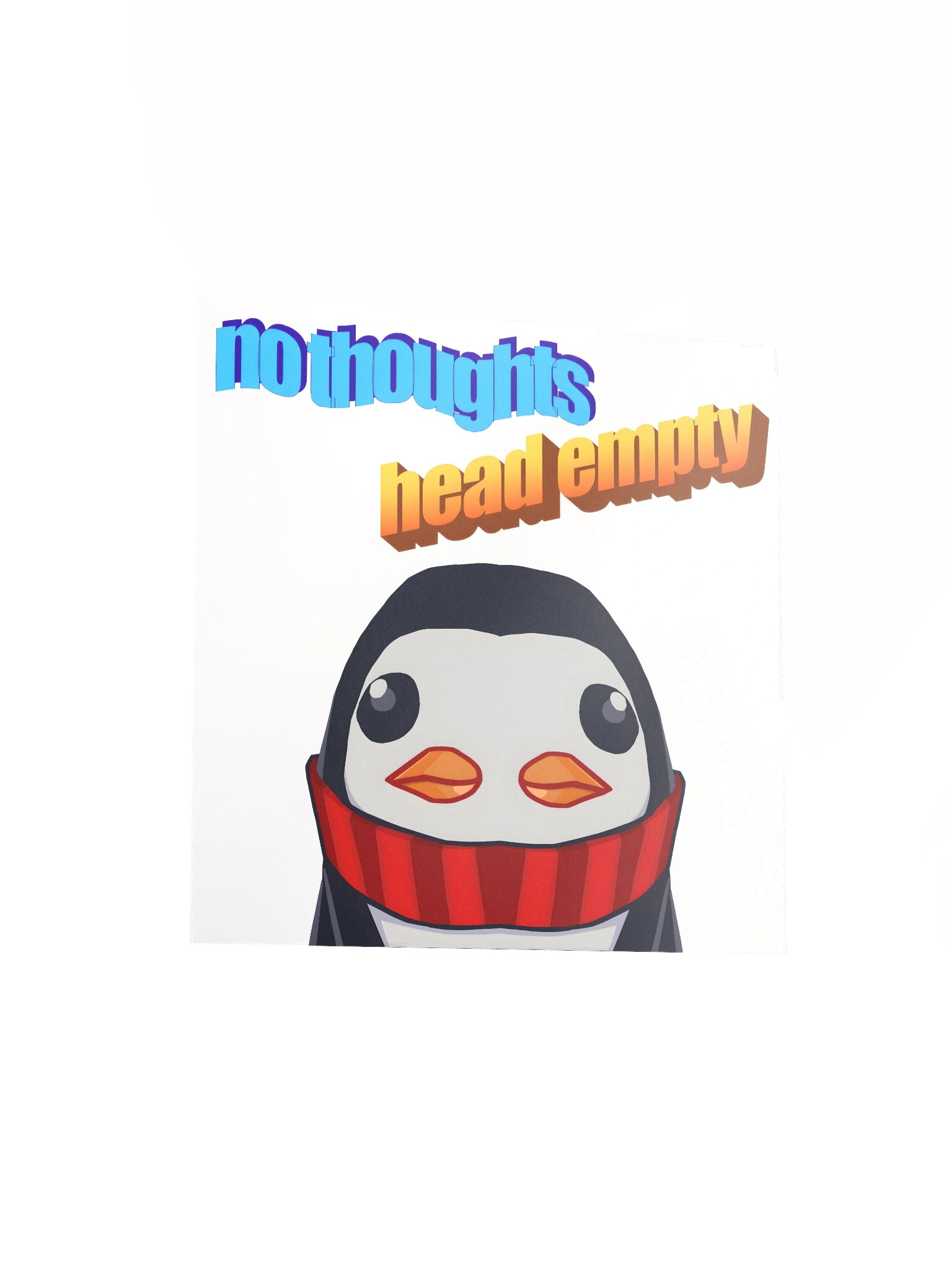 No Thoughts Head Empty Poster product image (3)