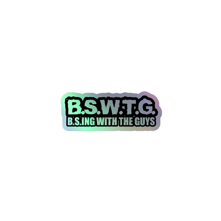 B.S.ing With The Guys chrome decals product image (1)
