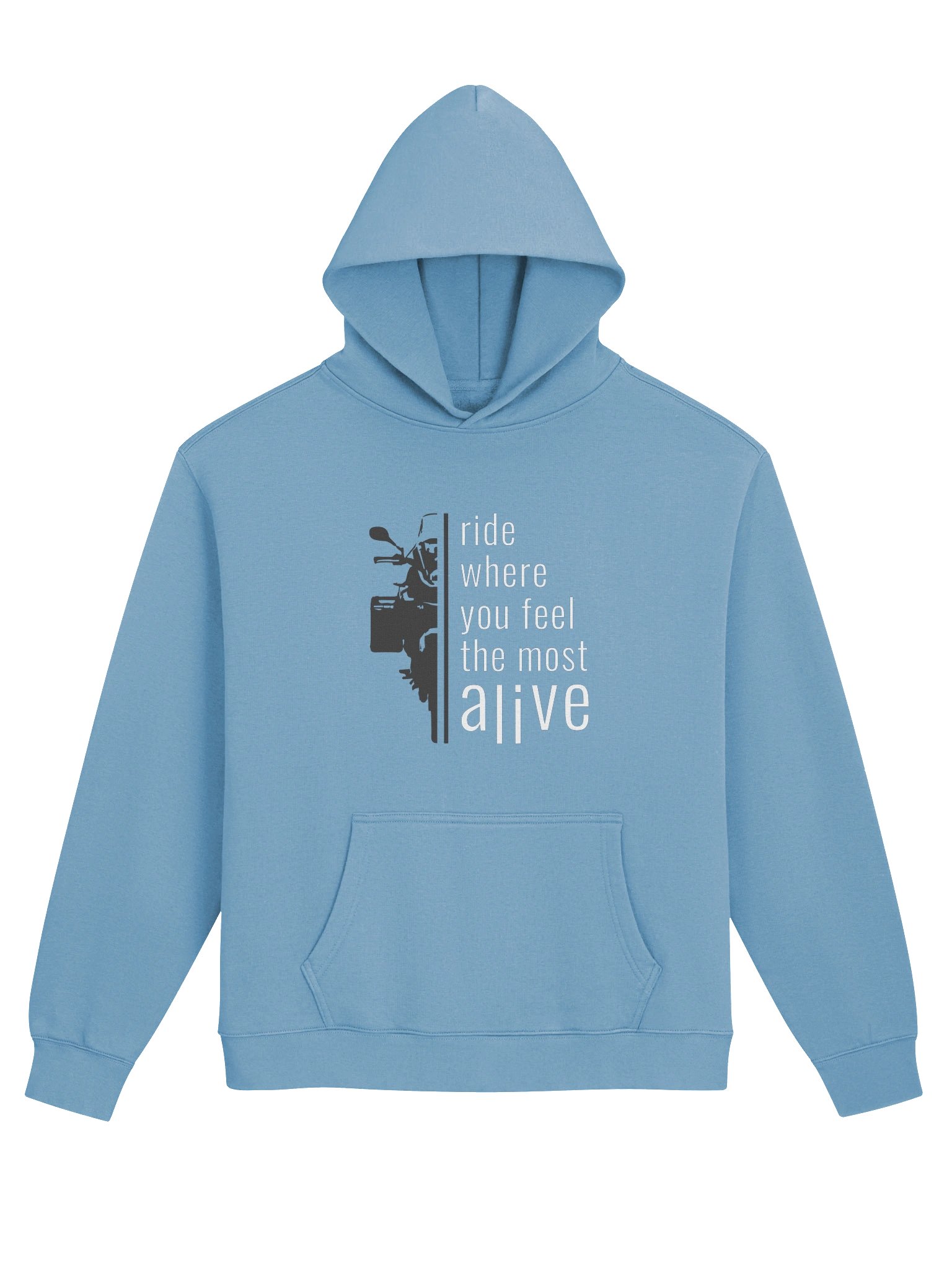 MEN’S Hoodie | Ride where you feel the most Alive product image (1)