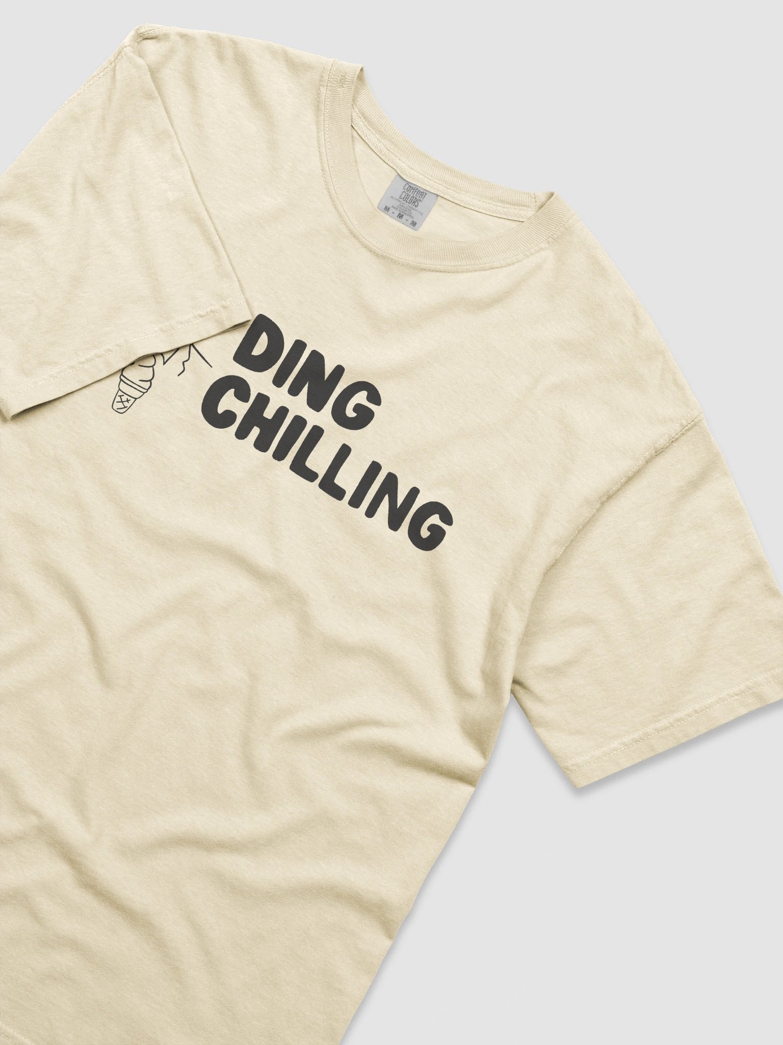 Ding Chilling [4b2] – Funny Chess Meme Design | Black Line Art for Light Colors | T-Shirt product image (45)