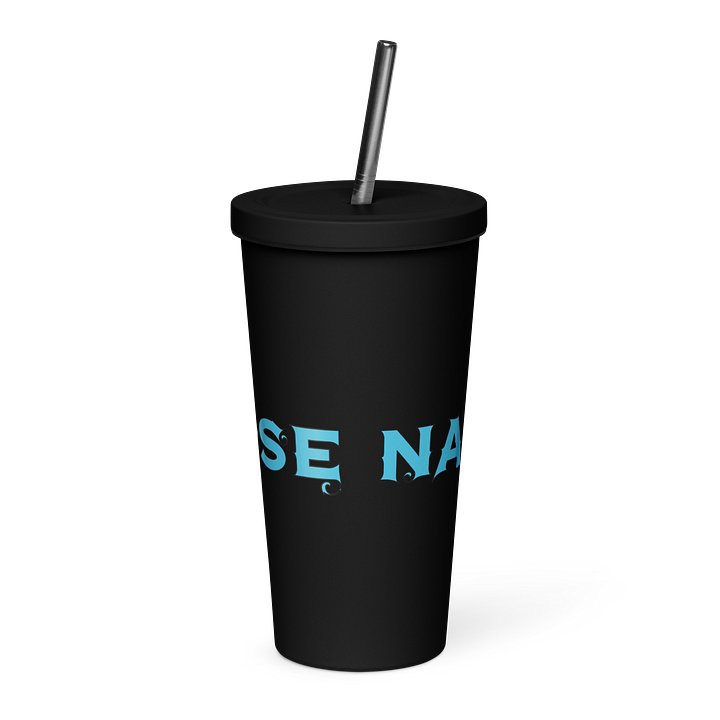 Nadamoose Logo Tumbler With Straw product image (2)