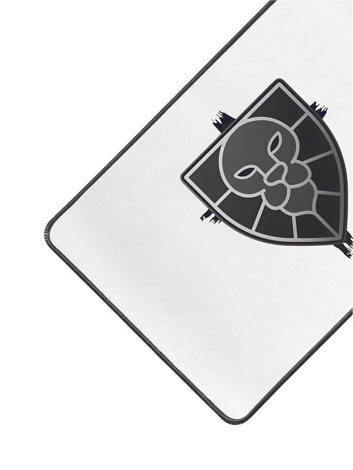 Lion Shield Small Desk Pad (White) product image (2)