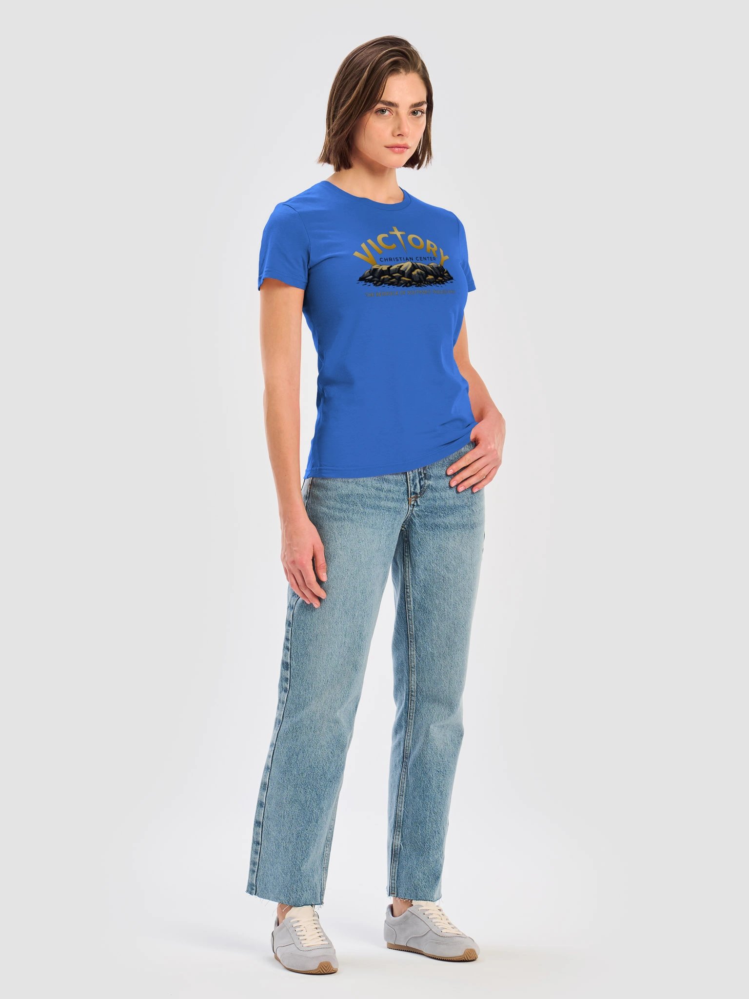 Women's Victory Christian Center Bedrock Logo Tee product image (42)