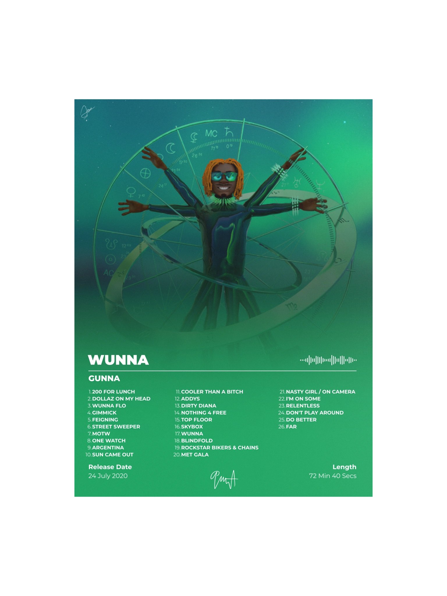 WUNNA Album Poster product image (2)