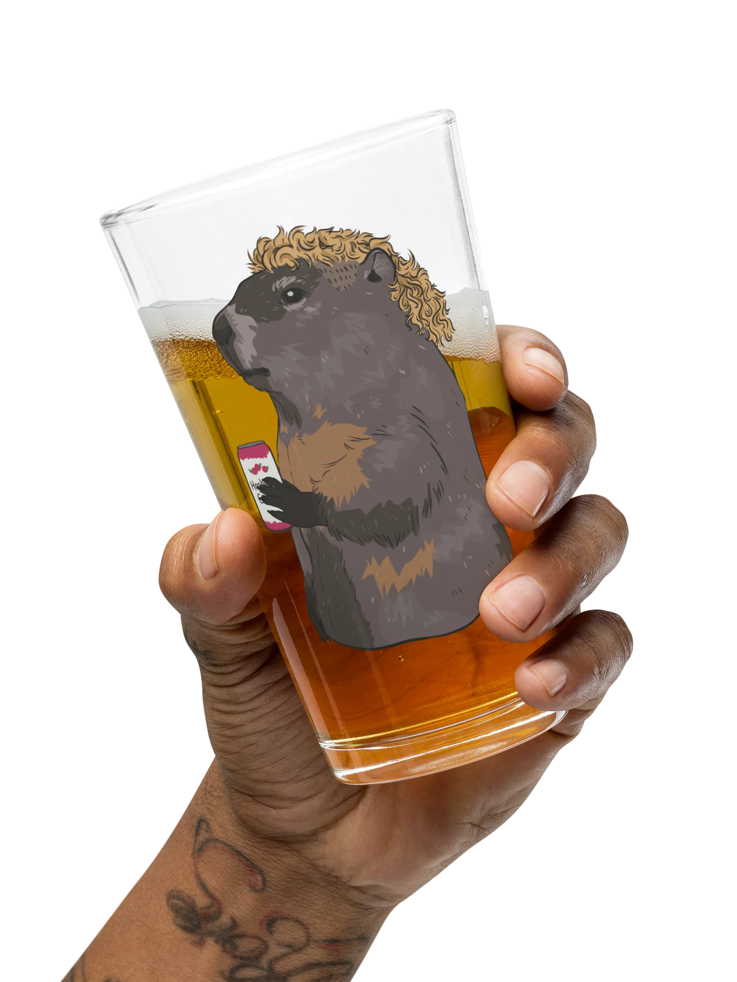 Hog n' Cider pint glass product image (1)