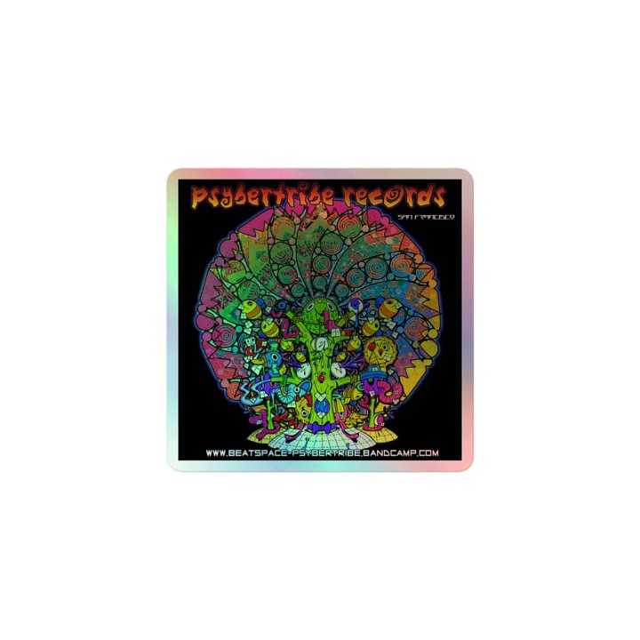 PsyberTribe Records Catalog Sticker product image (1)