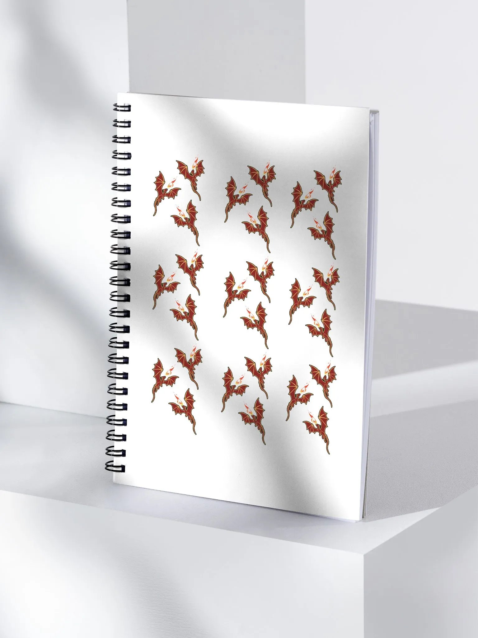 Dragon Flies - Artistic Graphical Pattern Design Spiral Notebook product image (4)