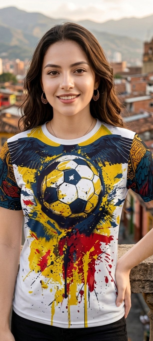 Colombia Fantasy Football Womens T Shirt product image (1)