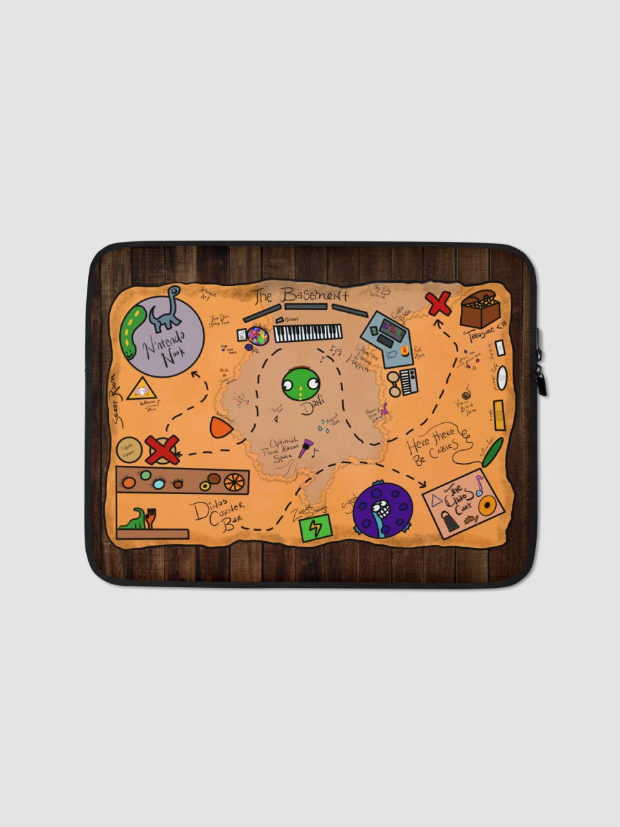 Basement Map Laptop Sleeve product image (1)