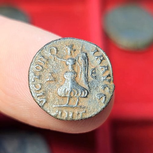 This humble little fraction of a Nummus is connected to one of the most violent persecutions of Christians during the Imperia...