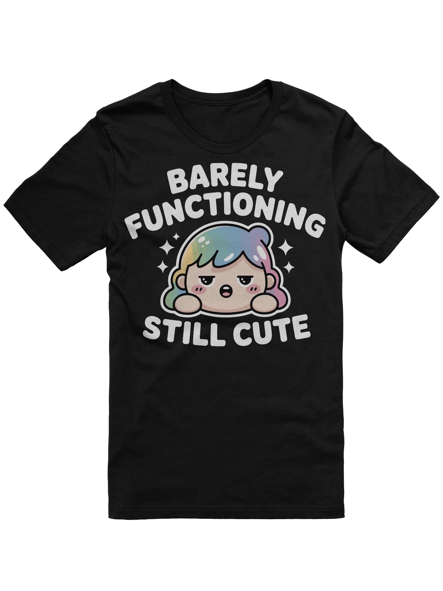 Barely Functional, Still Cute Soft Tee product image (2)