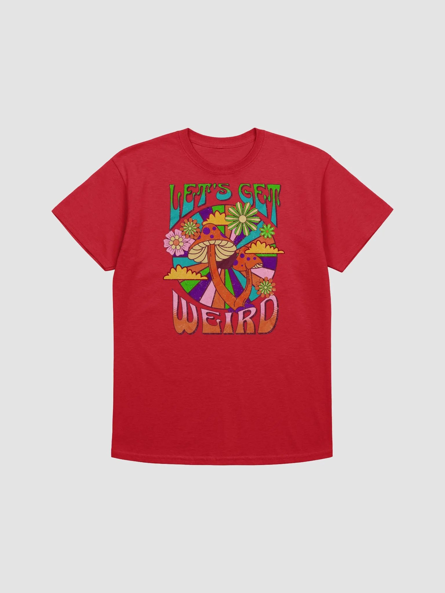 Let's Get Weird Tee – Dive into a Kaleidoscope of Color product image (3)