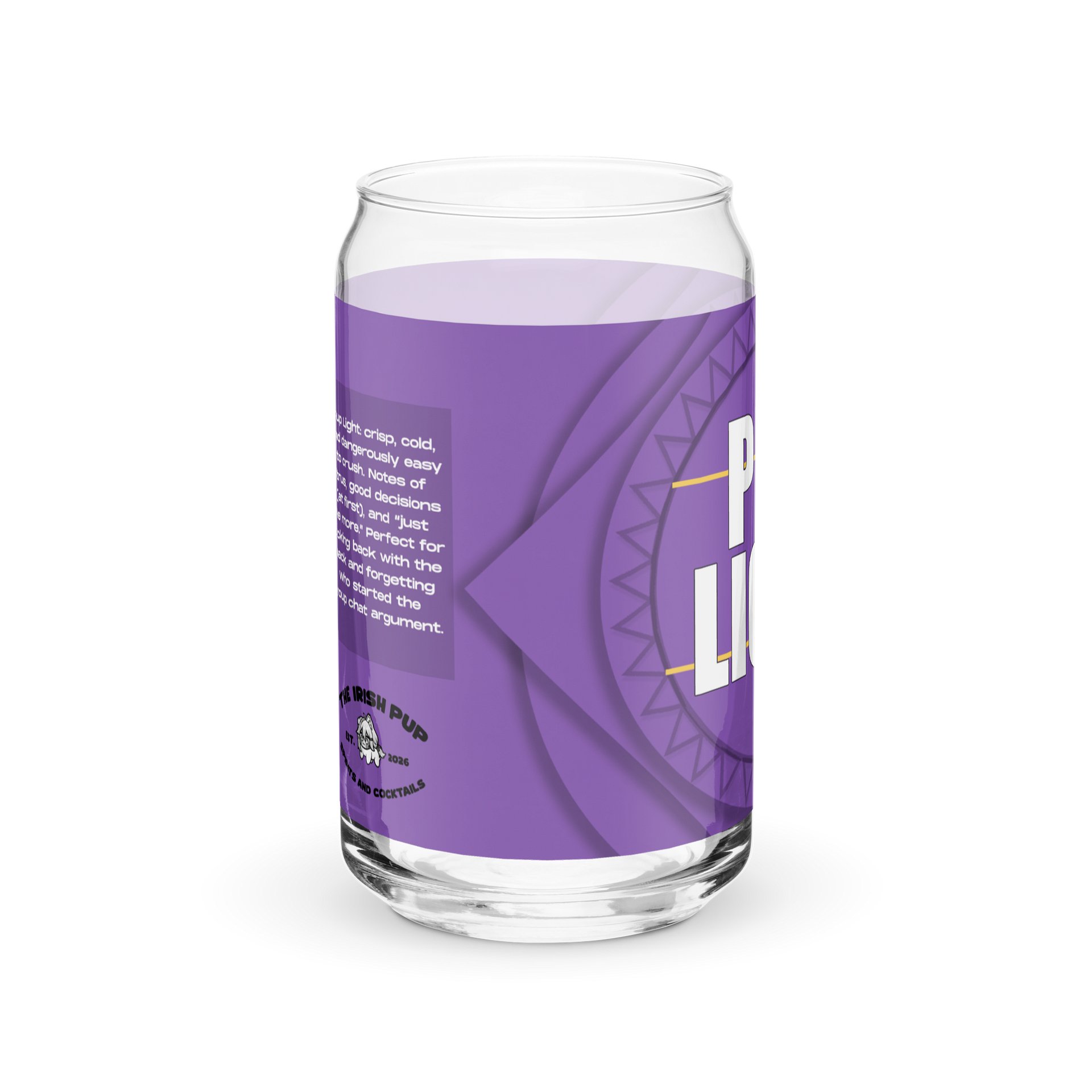 Pup Light Can-Shaped Glass product image (8)