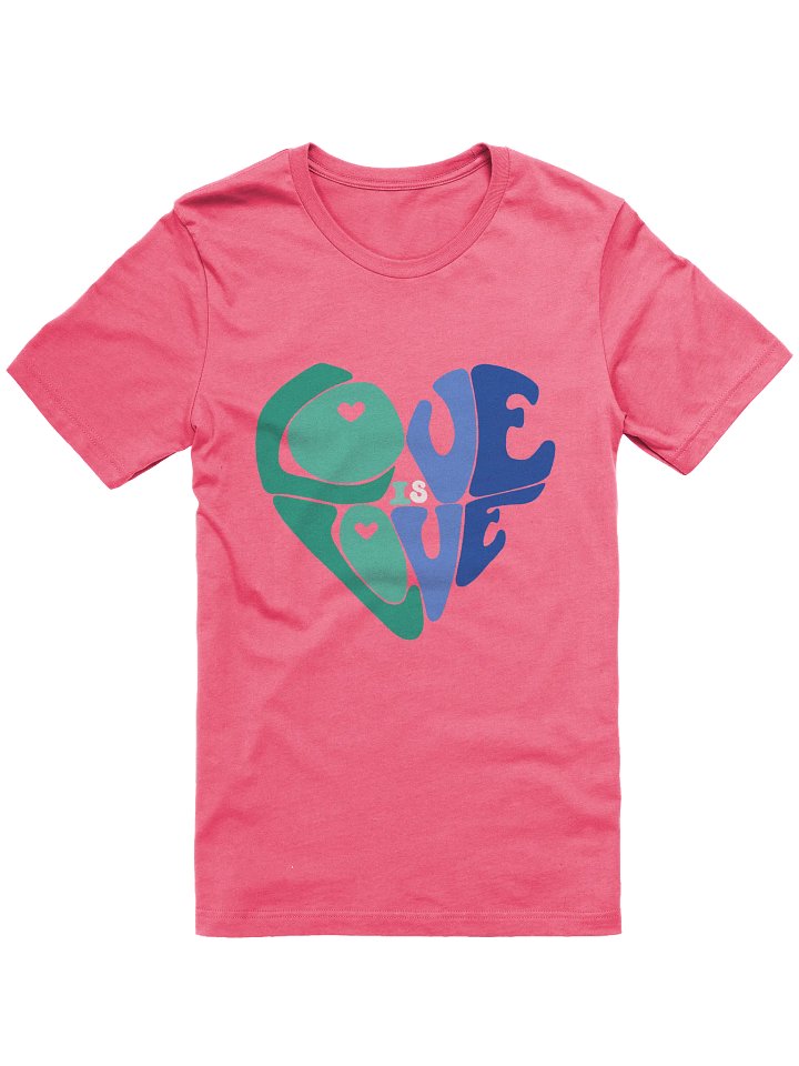 Gay Love is Love big print tee product image (1)