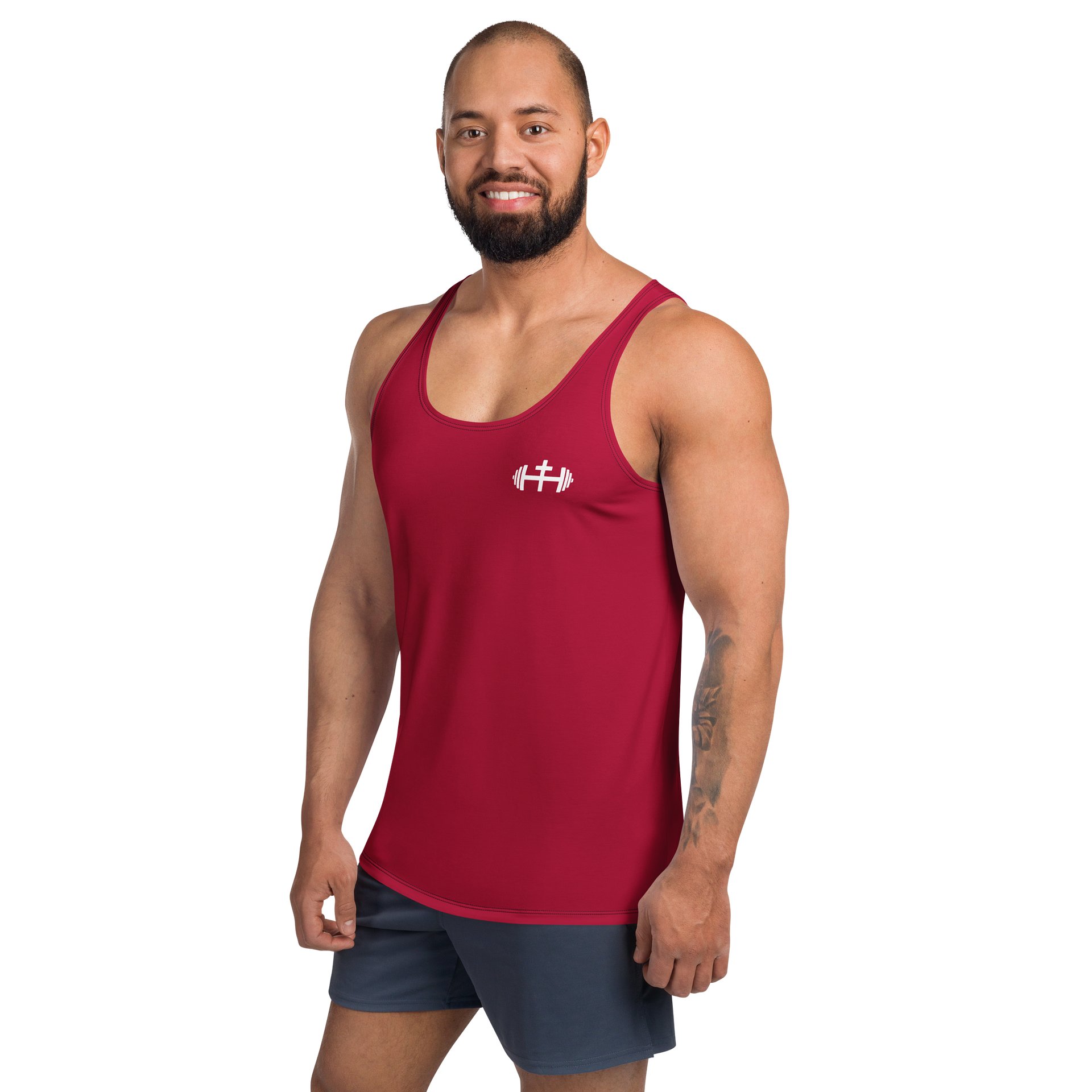 His House Unisex Performance Tank - Red product image (2)