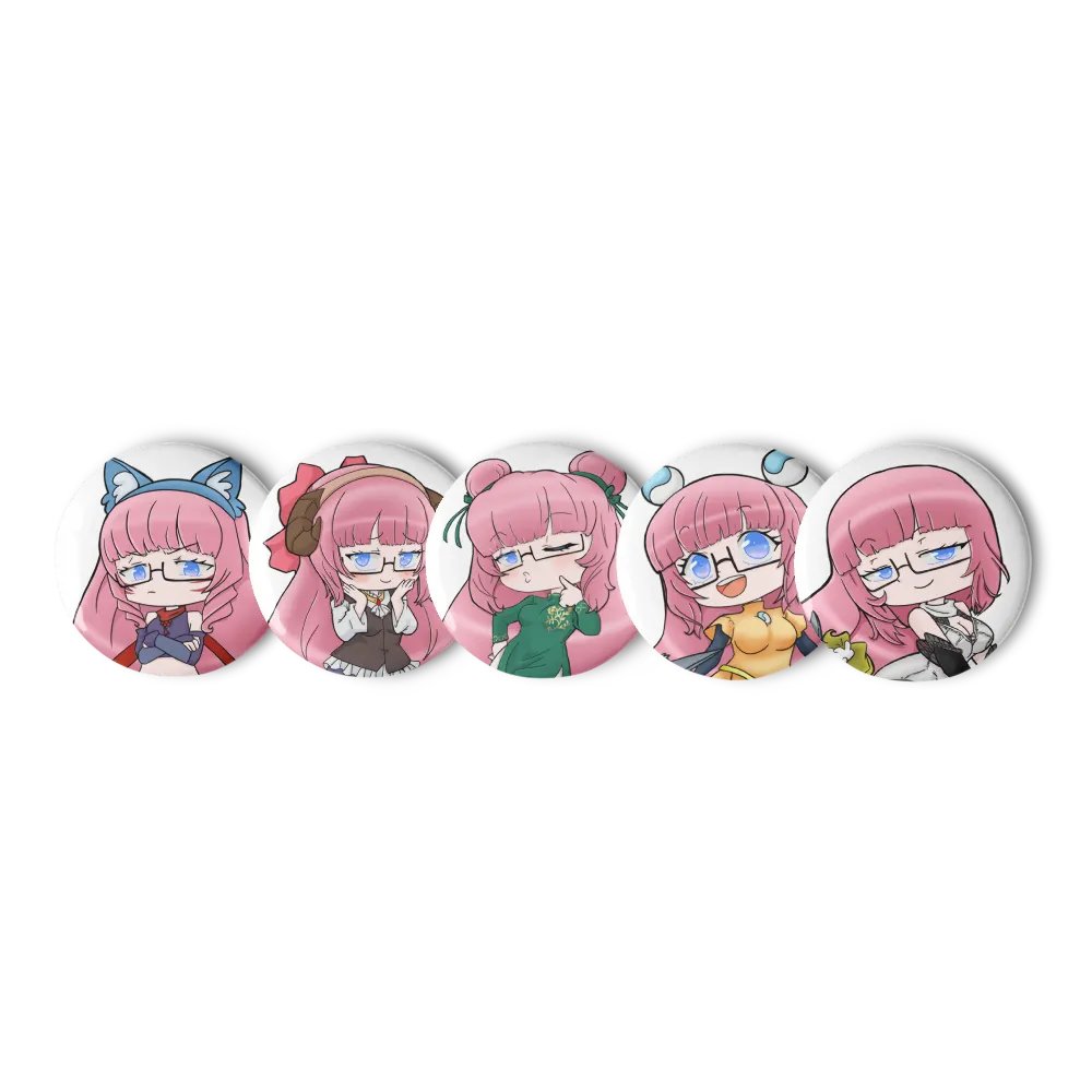 Squeaky's Brainrot Cosplay Buttons product image (2)