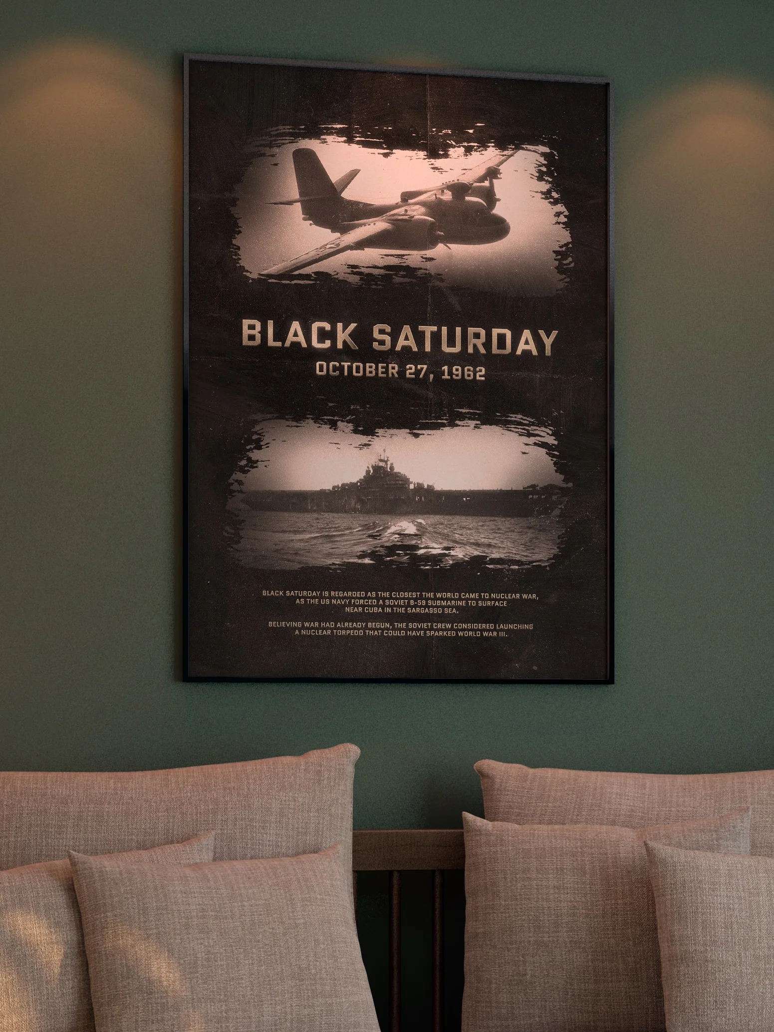 Black Saturday 1962 (Framed Poster) product image (4)